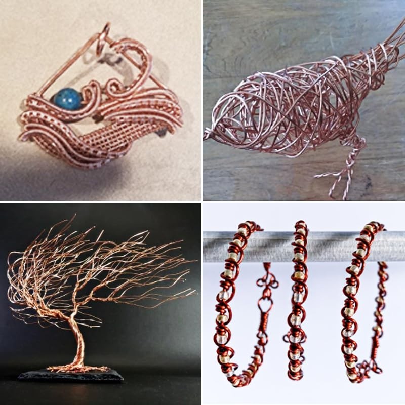 Flexible 5 oz 426 Feet Dead Soft Copper Wire for DIY Artwork & Electroculture