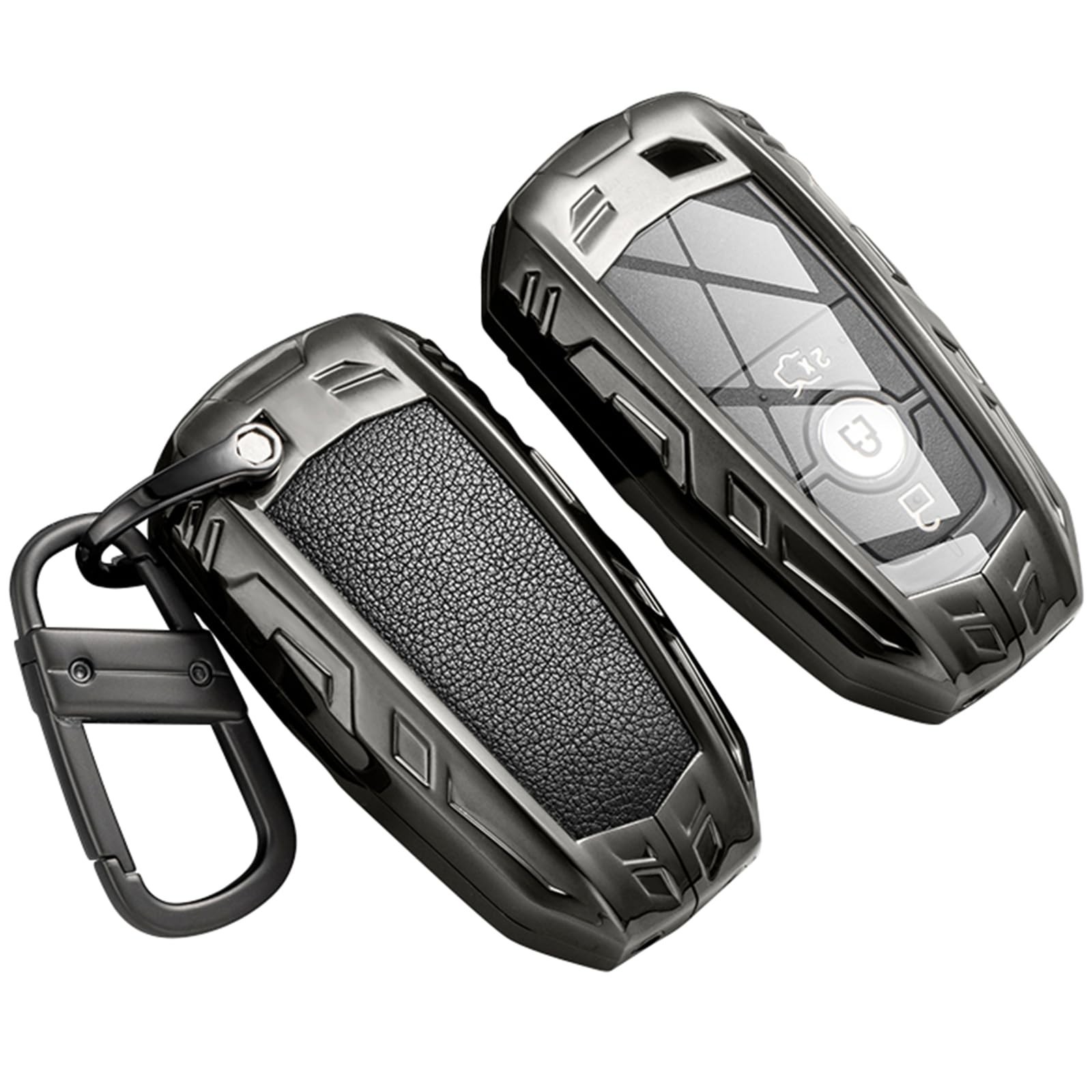 Car Key Fob Cover for Ford with Keychain,Accessories for Ford Mustang Explore...