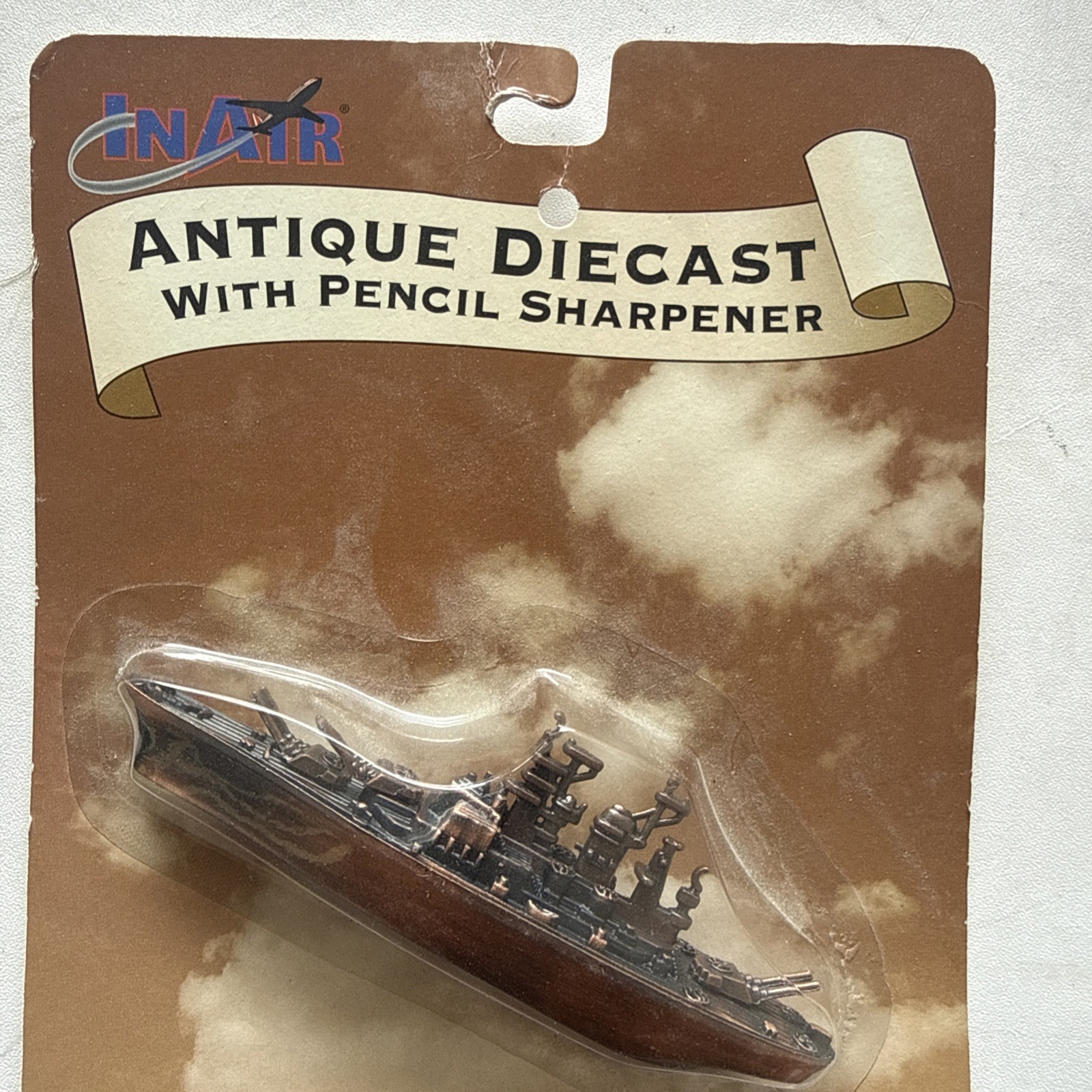 In Air Antique Diecast Battle Ship Pencil sharpener