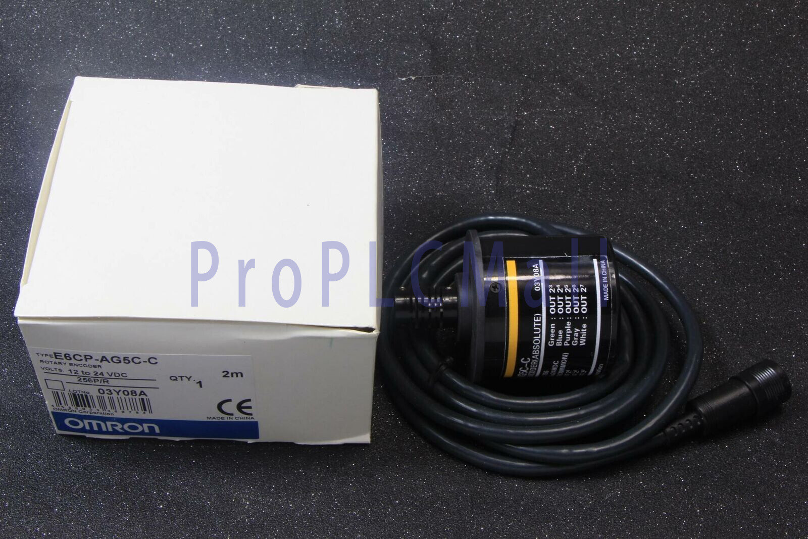 ONE Omron E6CP-AG5C-C 256P/R Absolute Rotary Encoder NEW~