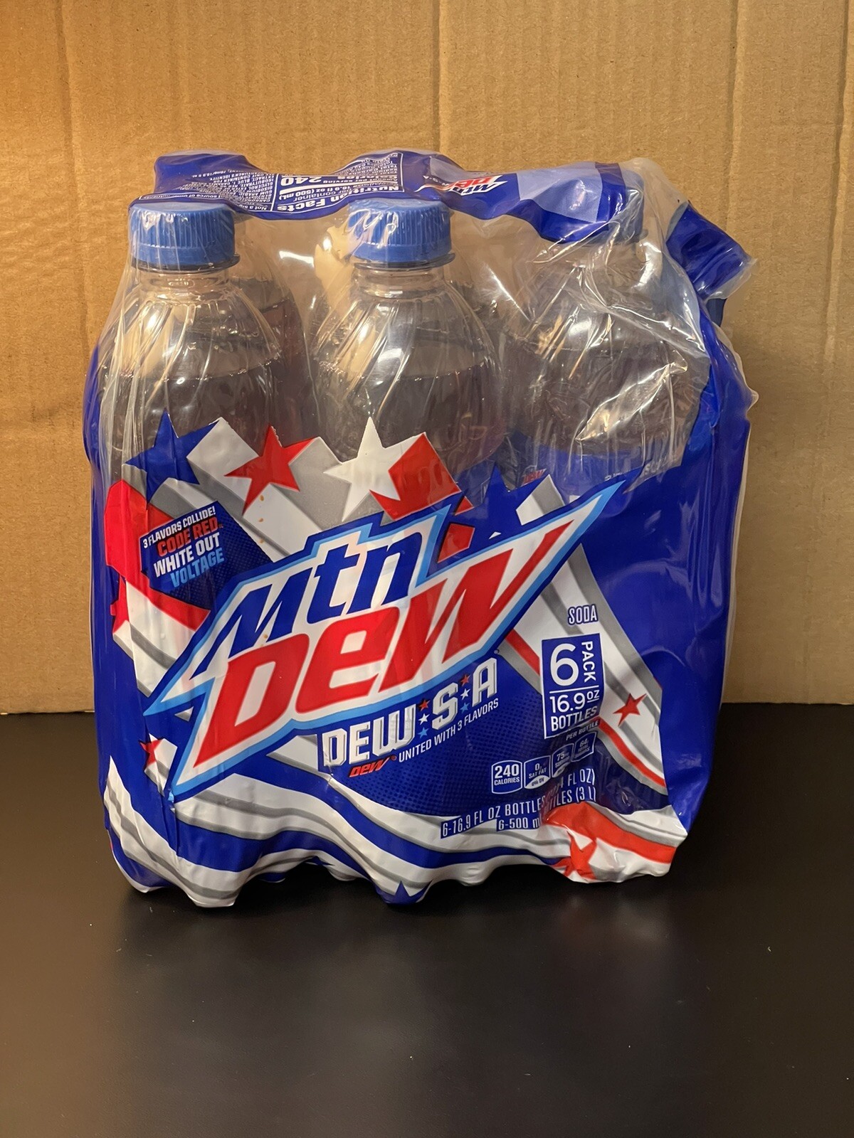 Mountain Dew S A Full 6pk 16.9oz Bottles (2021)