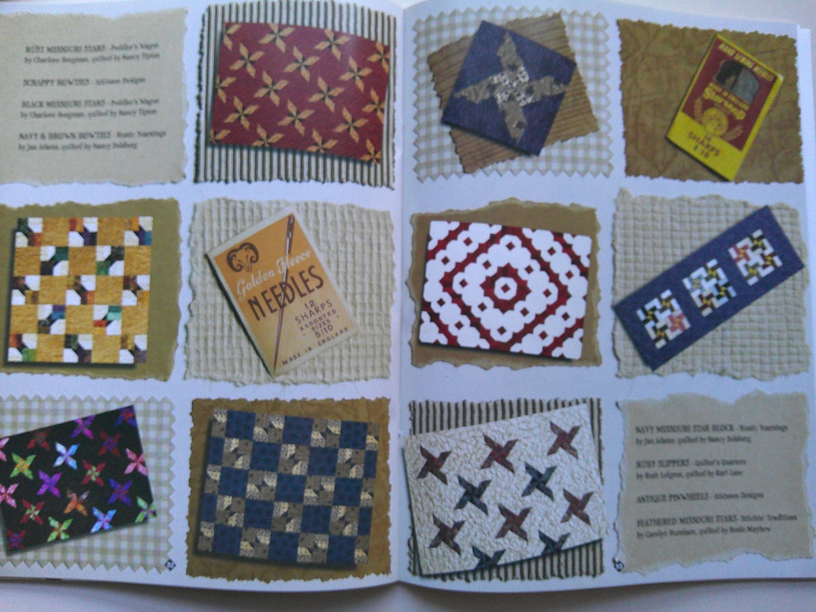 Kansas City Scrapbook quilt runners pattern booklet