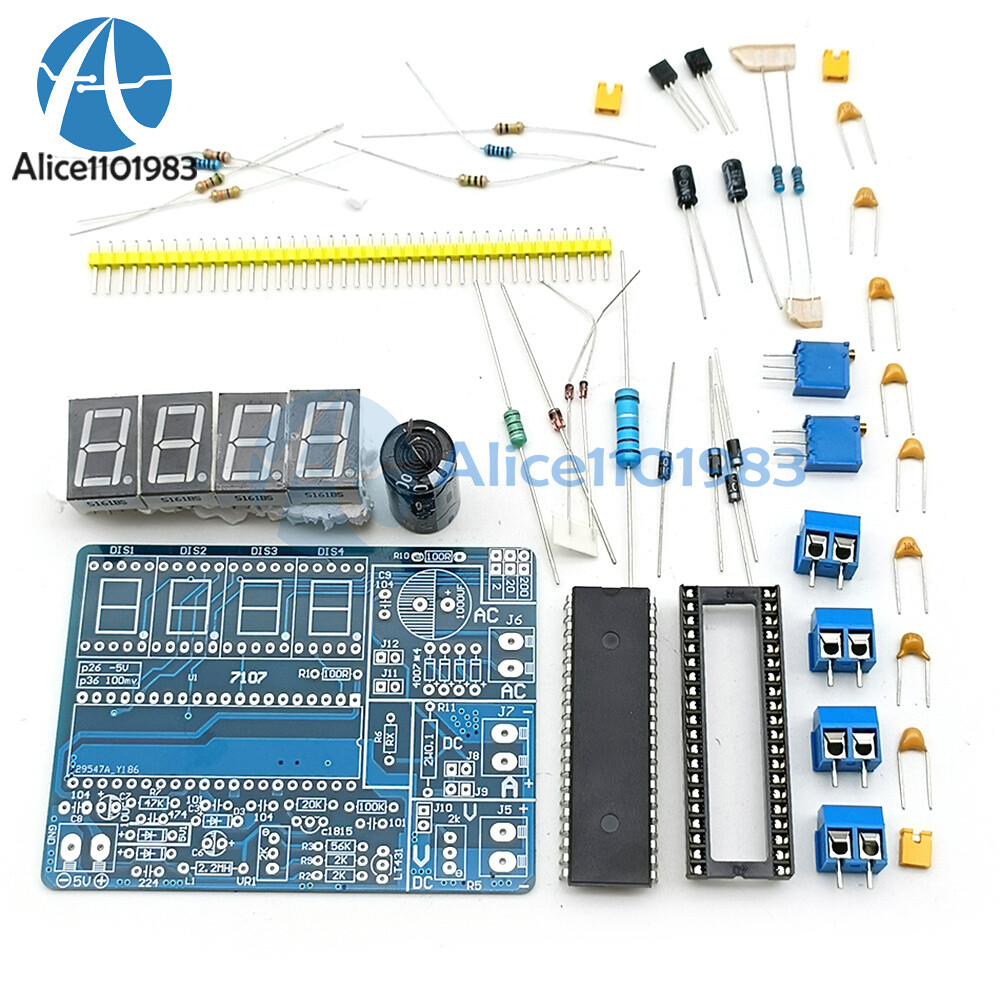 Voltmeter DIY kit DC5V Multi-functional high accuracy AC/DC Digital Voltmeter
