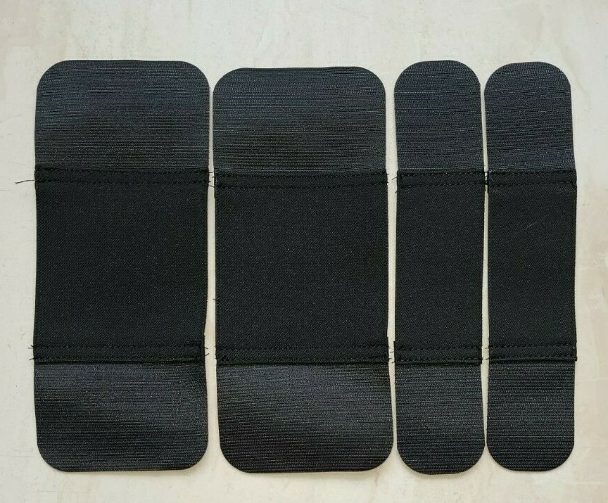 (4) Replacement Body Armor Bullet Proof Vest Carrier Straps, 2 x 15" & 4 x 15"
