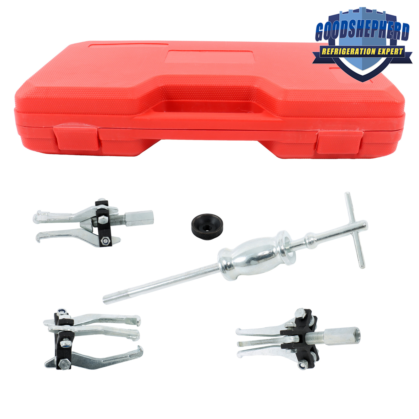 3 Jaw Gear Bearing Slide Hammer Puller Set Universal Internal&External