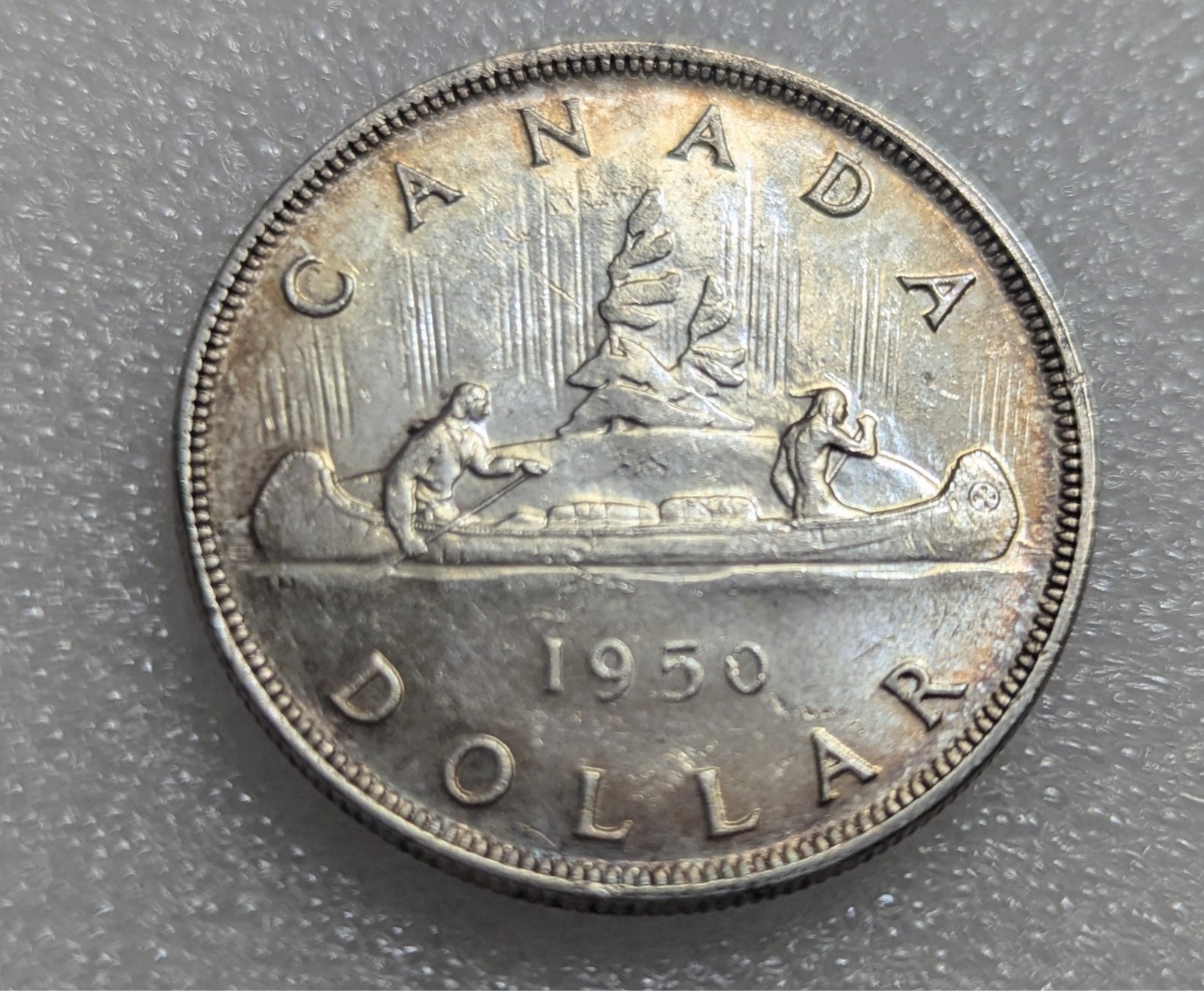 1950 Silver Dollar SWL Canada NICE! King George VI #319