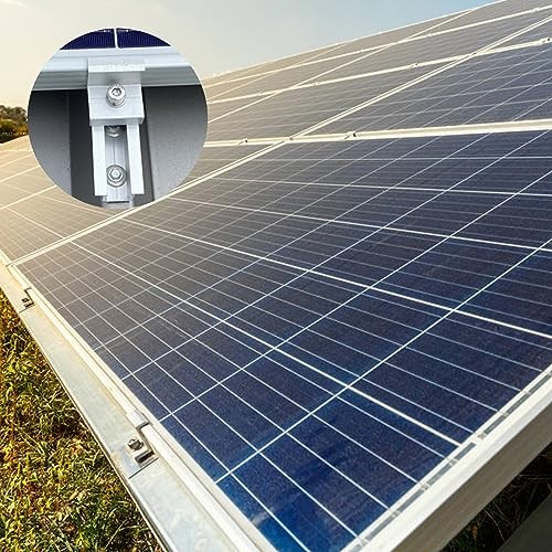 Lightweight Aluminum 20CM Solar Panel Mount Brackets - Trapezoidal 20cm