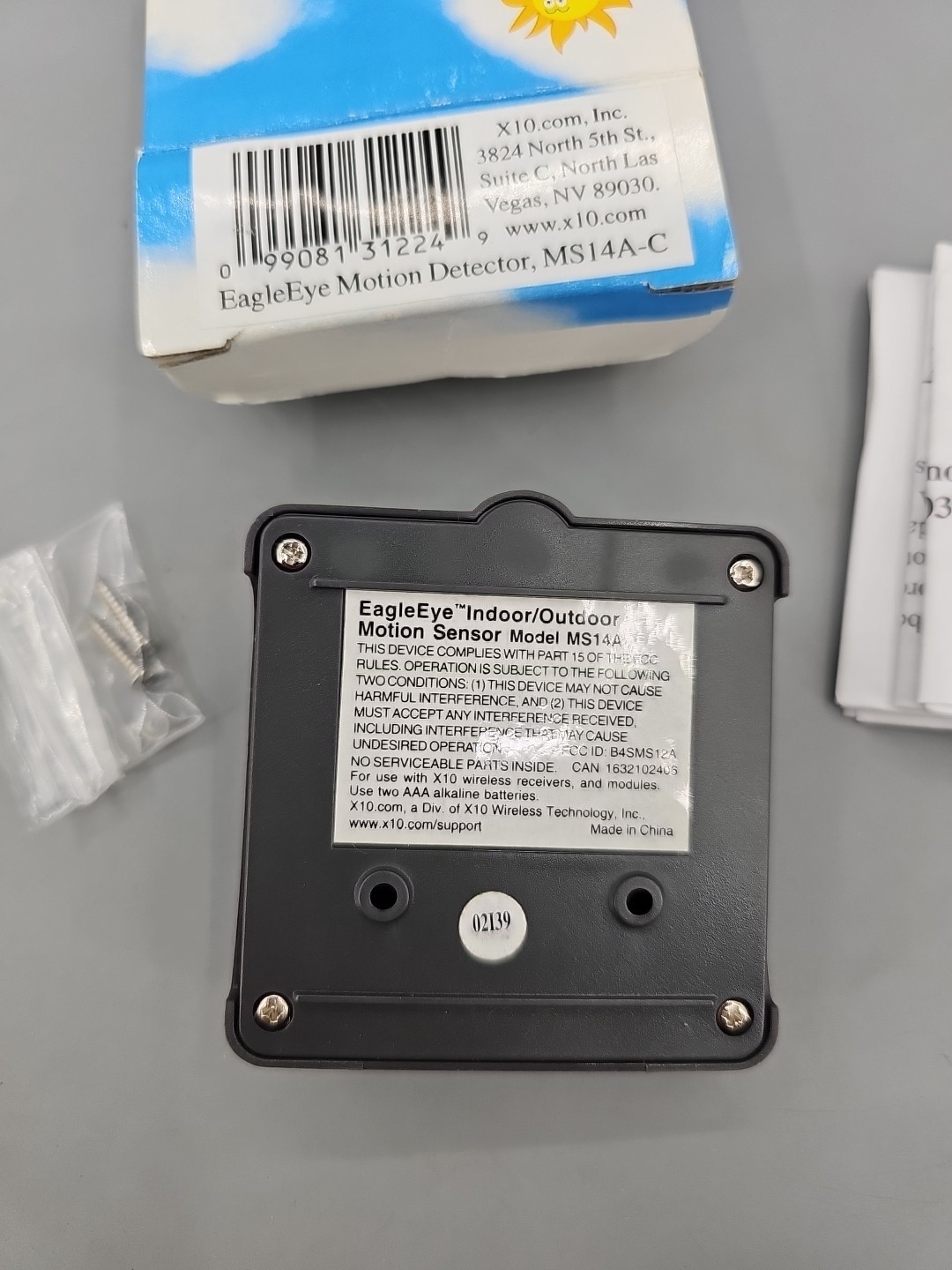 MS16A X10 ActiveEye Indoor / Outdoor Motion Sensor - New