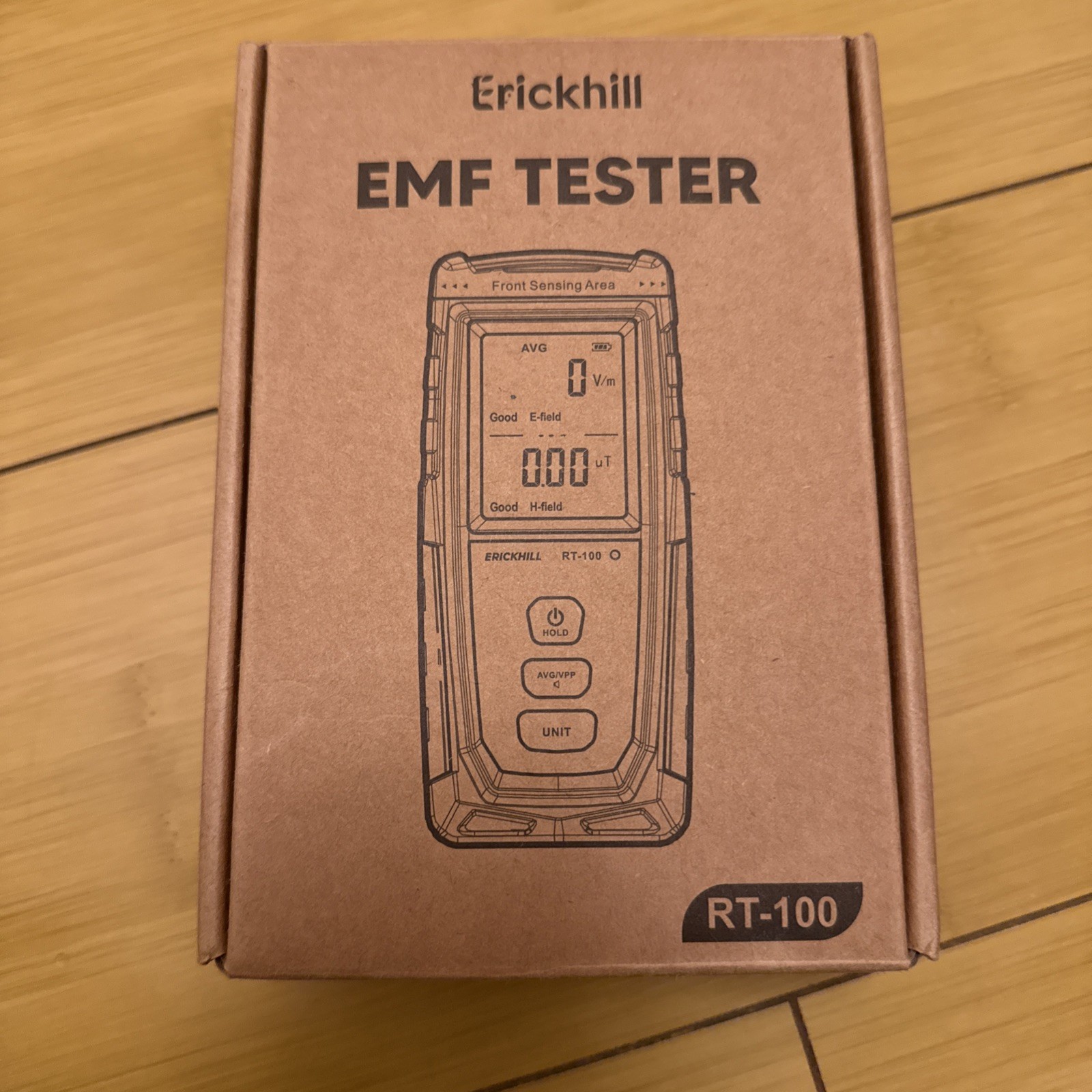ERICKHILL RT-100 EMF Meter, Hand-held Electromagnetic Field Radiation Detector
