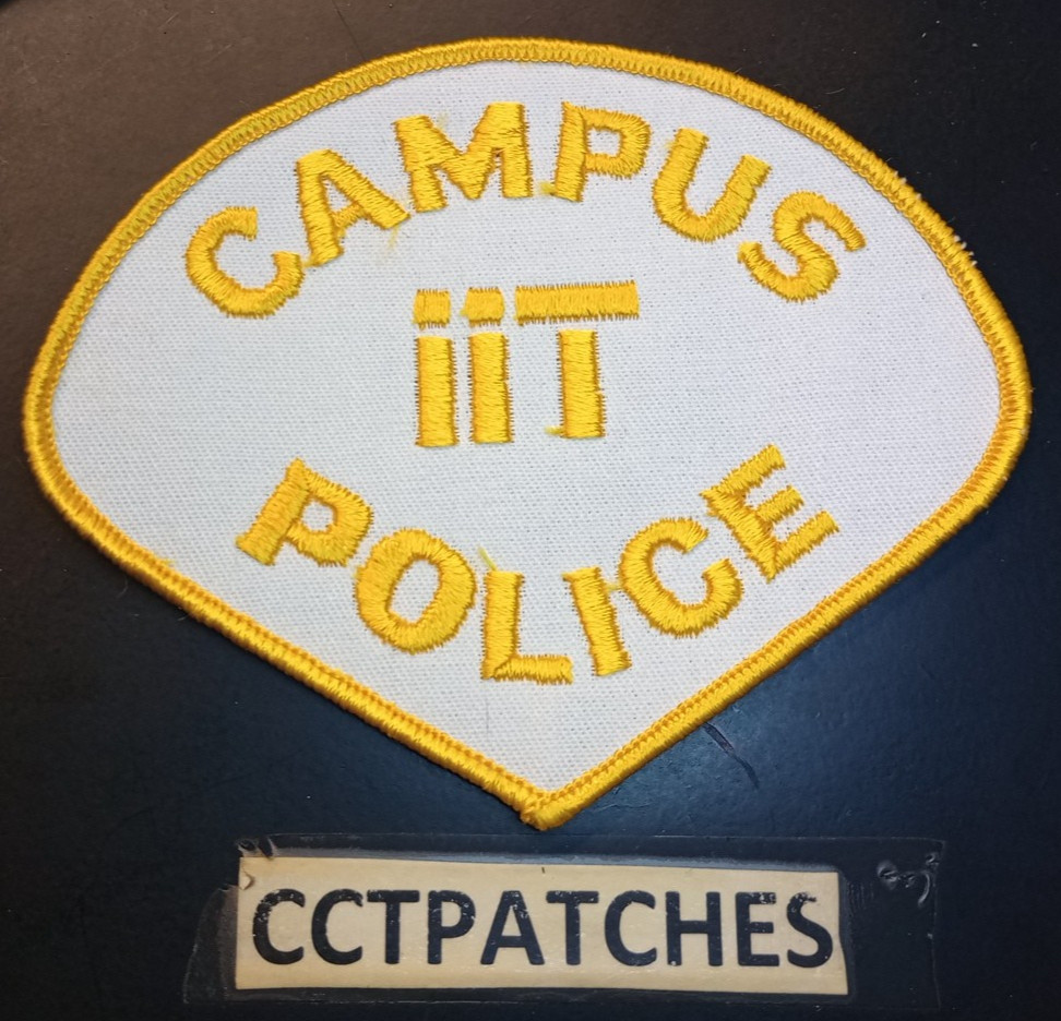 ILLINOIS INSTITUTE OF TECHNOLOGY IIT POLICE SHOULDER PATCH IL