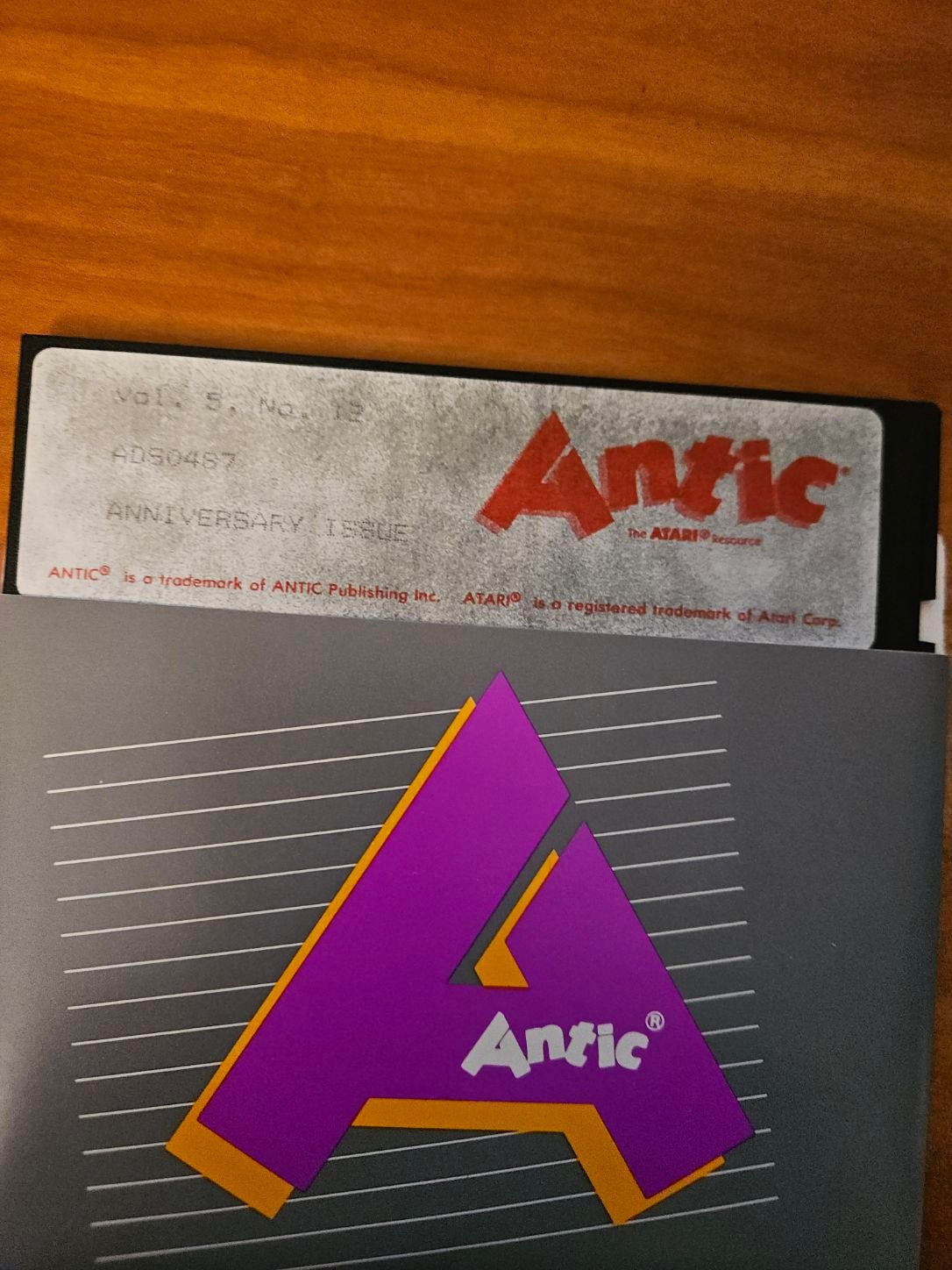 Antic - Anniversary Issue Volume 5 Number 12 for Atari