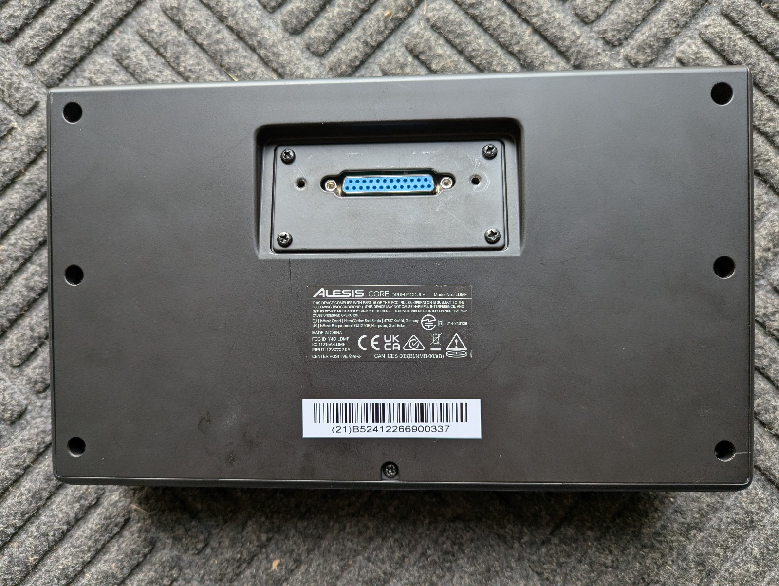 Alesis Strata Core Electronic Drum Module w/ Power Cable, Mount, and Cable Snake