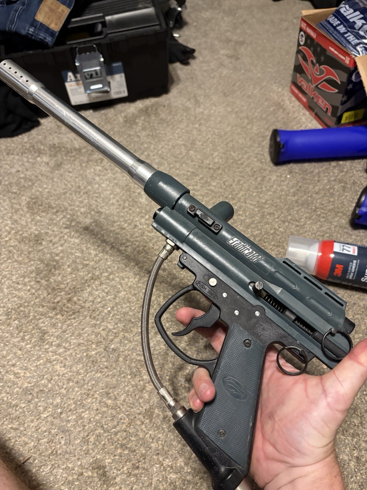 Brass Eagle Eradicator Paintball Marker Untested
