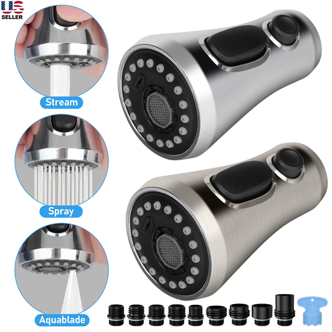 Universal Spray Head Pull Down Kitchen Faucet Replacement Part American Standard