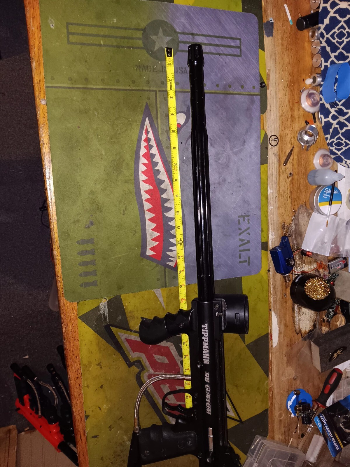 Tippmann 98 Custom, Cyclone Feed, Double Trigger 15" Barrel