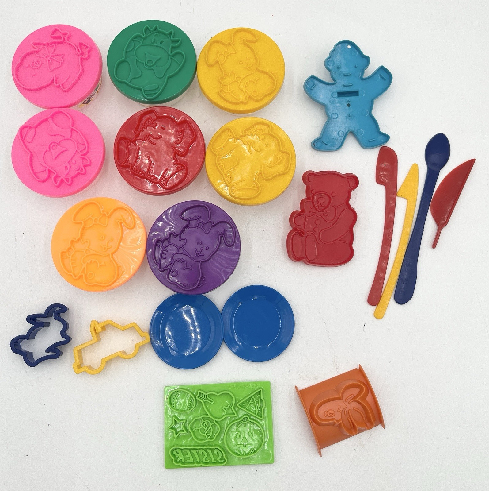 Vintage 90s Play Dough Molds And Tools