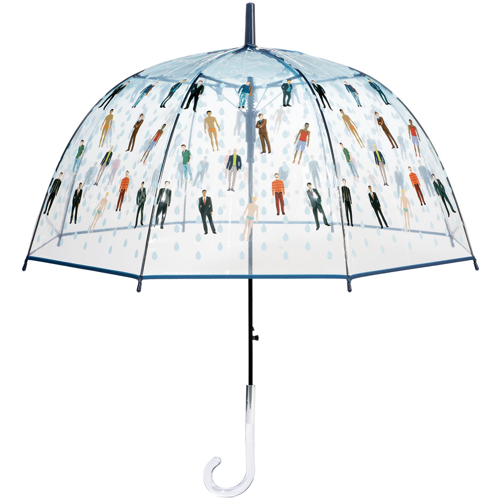 Maad Raining Men Clear Bubble Dome Umbrella - Perfect White Elephant Gift or ...