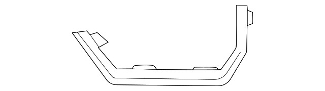 LKQ GM1046141 - Front Driver Side Fog Light Trim Molding (Standard Line)