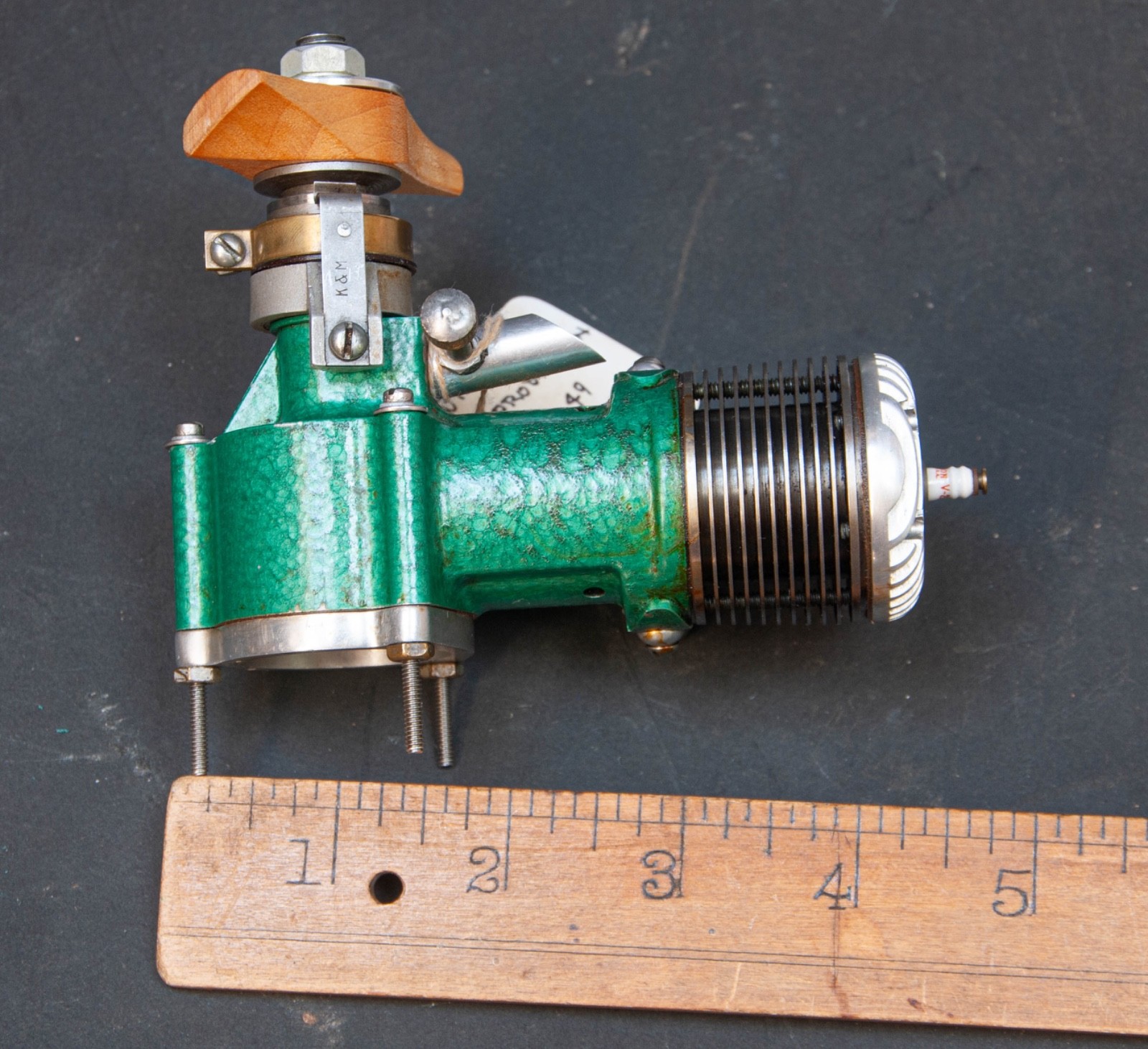 Vintage K&M ORWICK .64 Model Airplane Engine, TOBY BLIZZARD PHOENIX