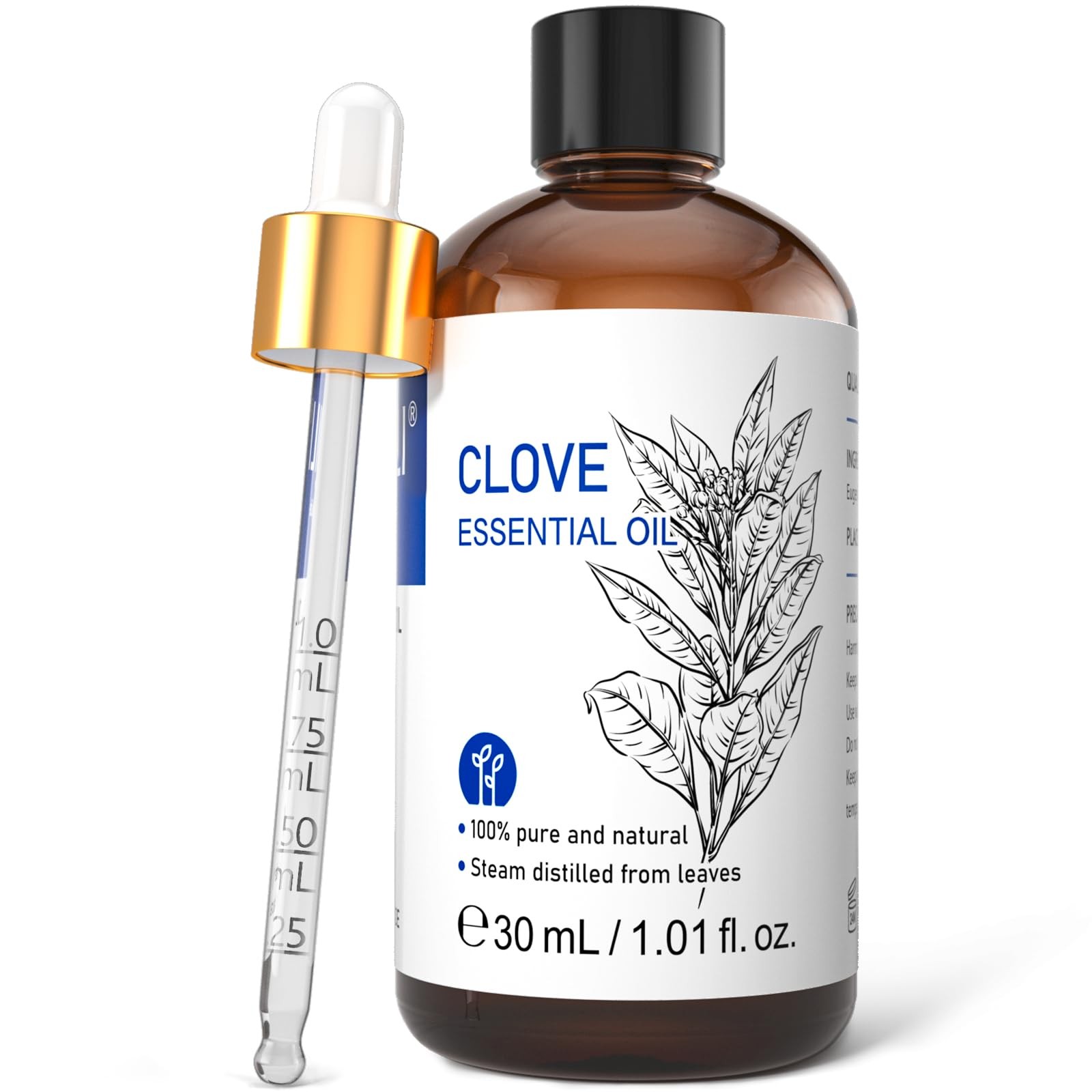 1 Fl Oz Clove Oil for Teeth and Gums, Oral Care, DIY Clean Spray, Aromatherapy,