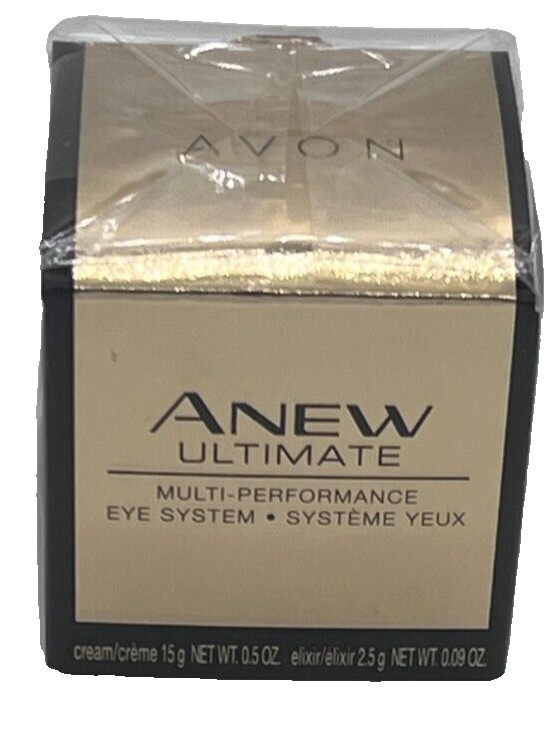 AVON ANEW ULTIMATE MULTI PERFORMANCE EYE SYSTEM .5 fl. AM/PM Cream & PM Elixir