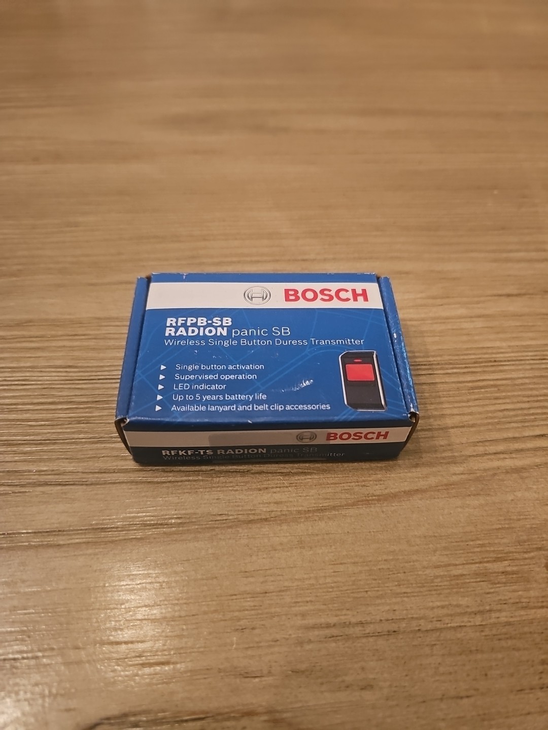 NEW! Bosch RFPB-SB Radion Panic SB Wireless Single Button Duress Transmitter