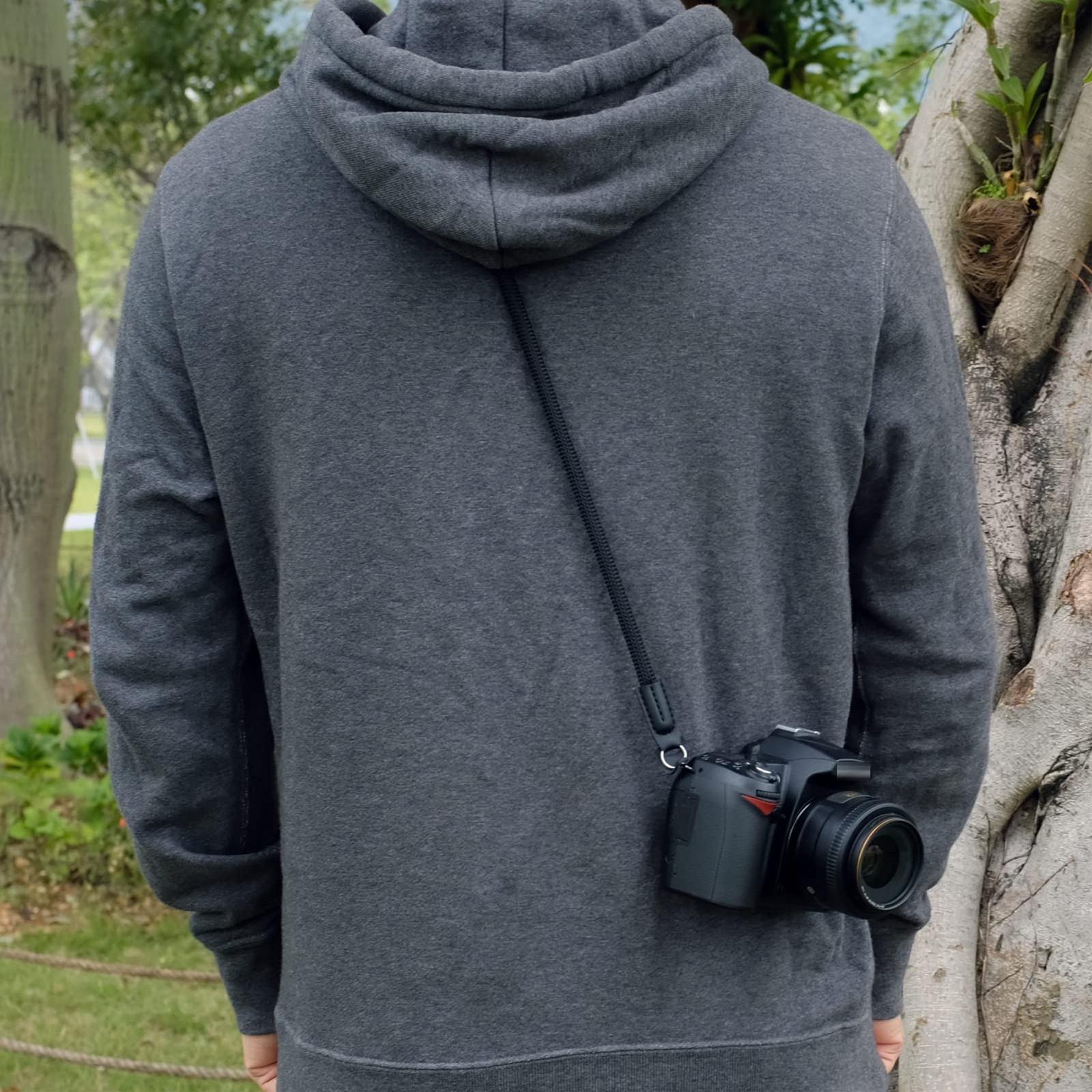 VKO Camera Strap,Climbing Rope Strap for DSLR SLR 120cm, Black