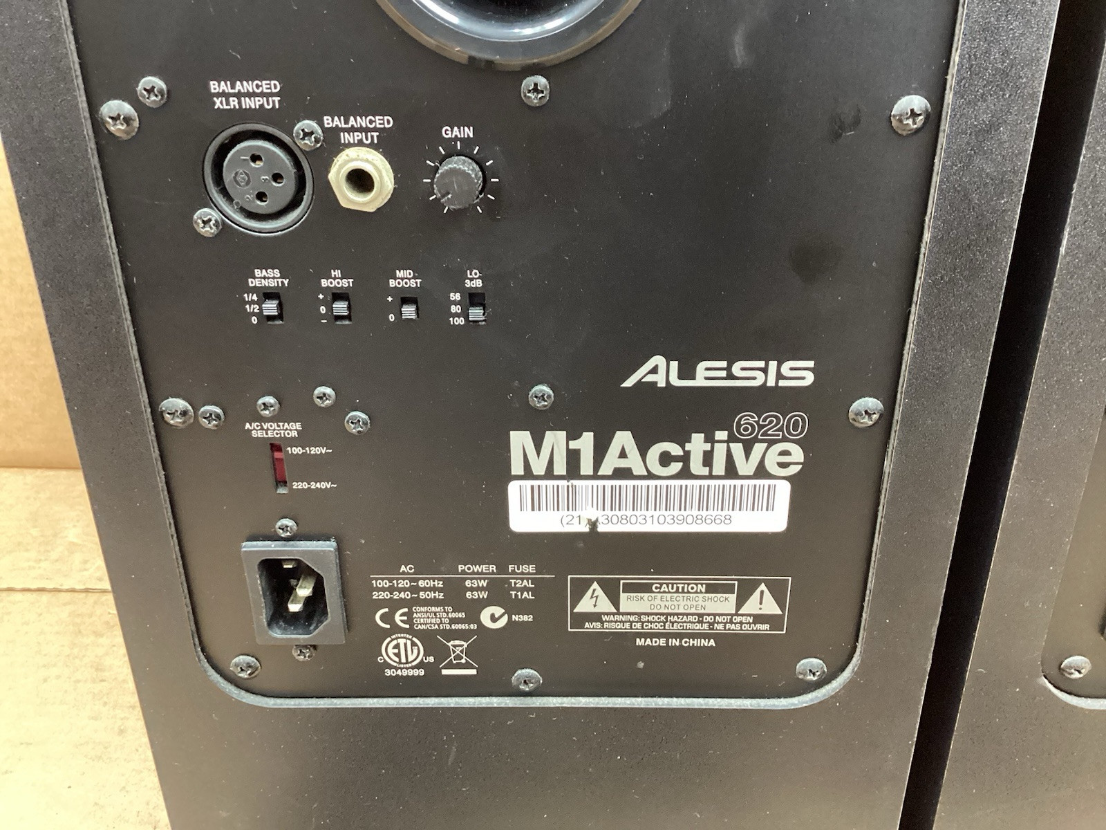 (Pair) Alesis M1 Active 620 Powered Studio Monitor Speaker Tested