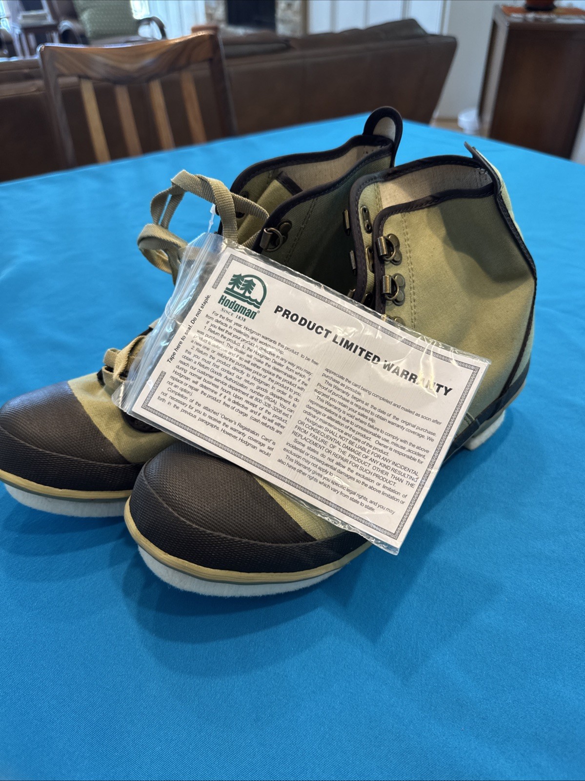 Hodgman Wading Shoes Felt Soles Fly Fishing Size 9