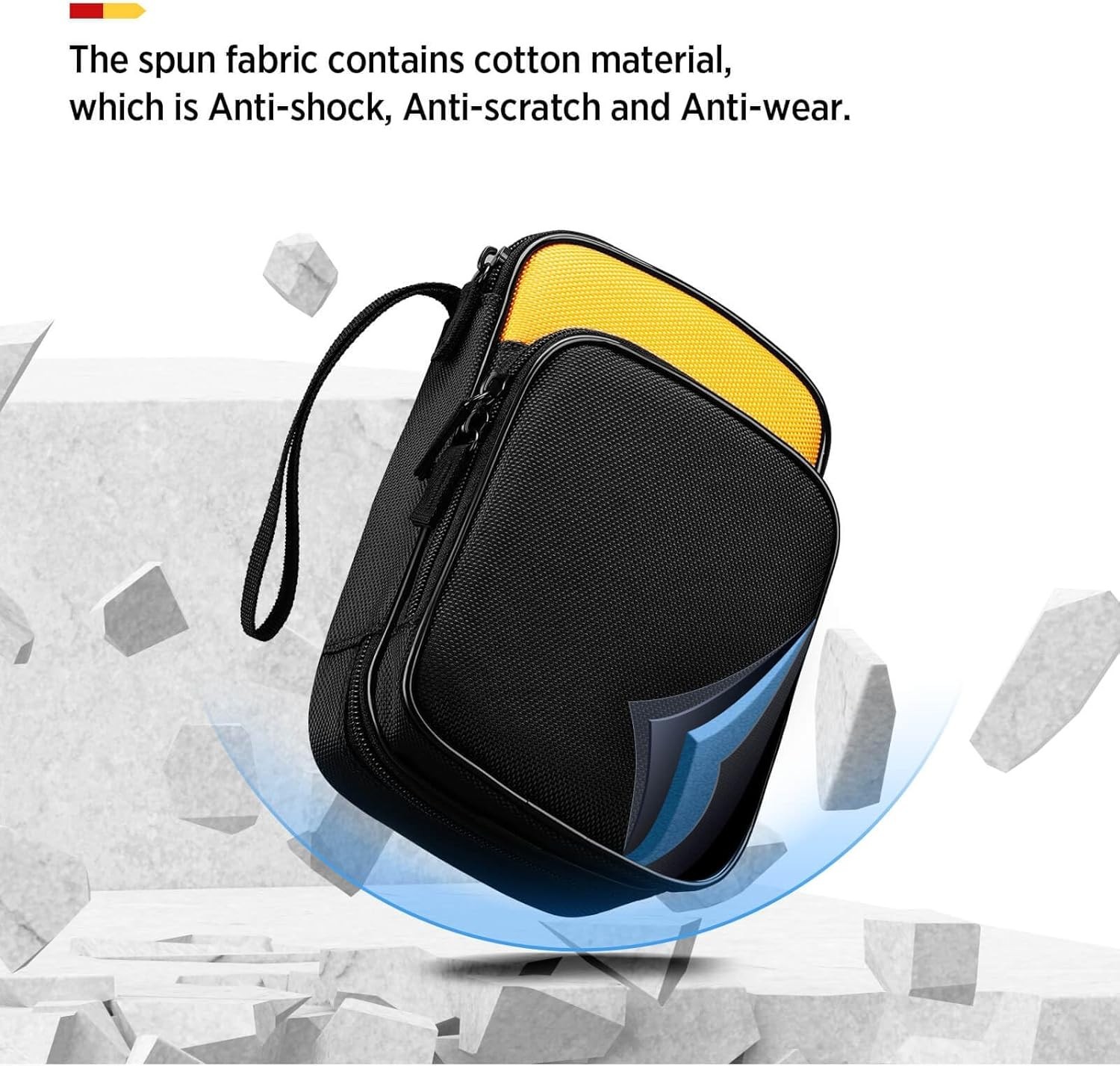 Stylish Zippered Carrying Case for Fluke Multimeters - Two Pocket Organization