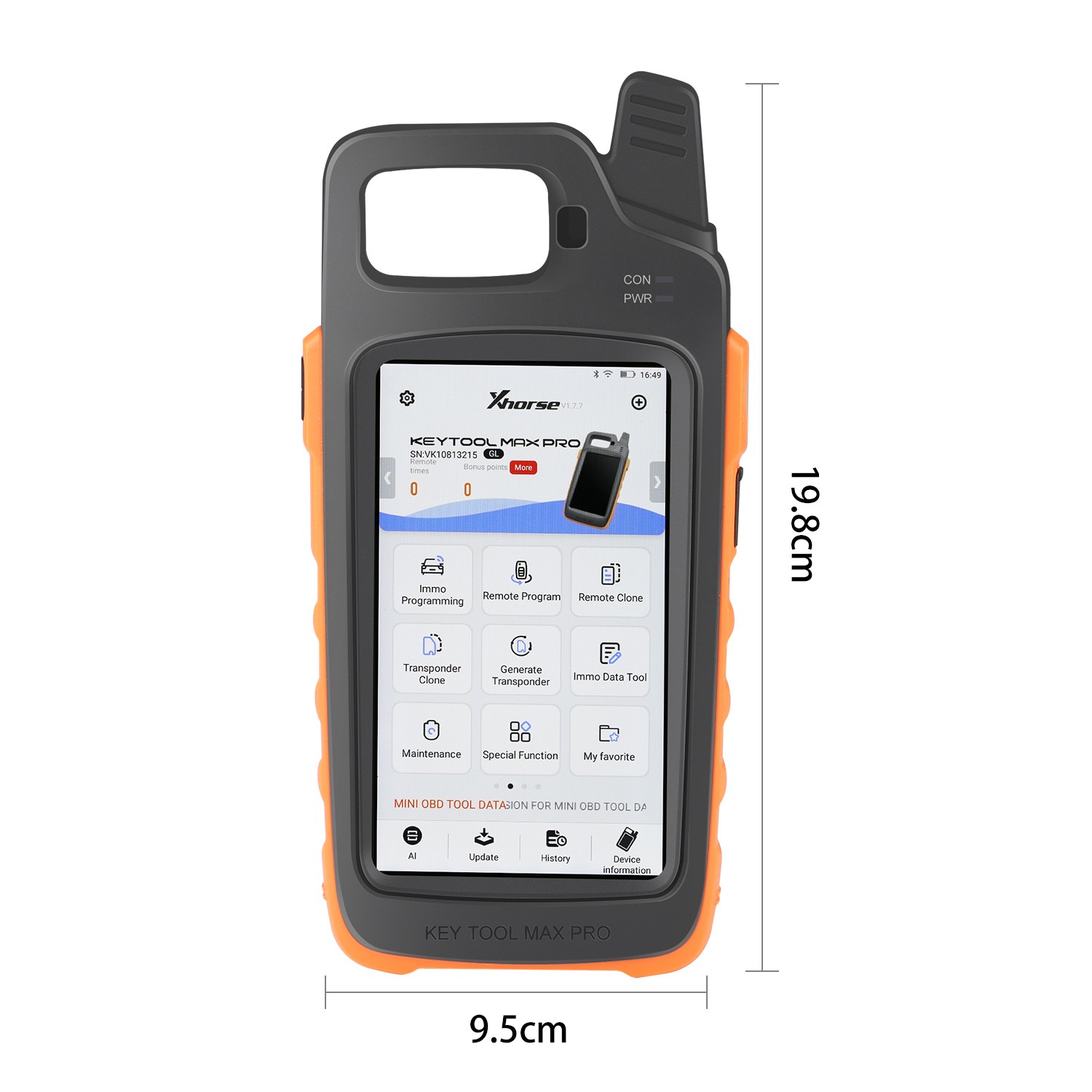 Xhorse VVDI Key Tool Max PRO Combines Key Tool Max and Mini OBD Tool Functions