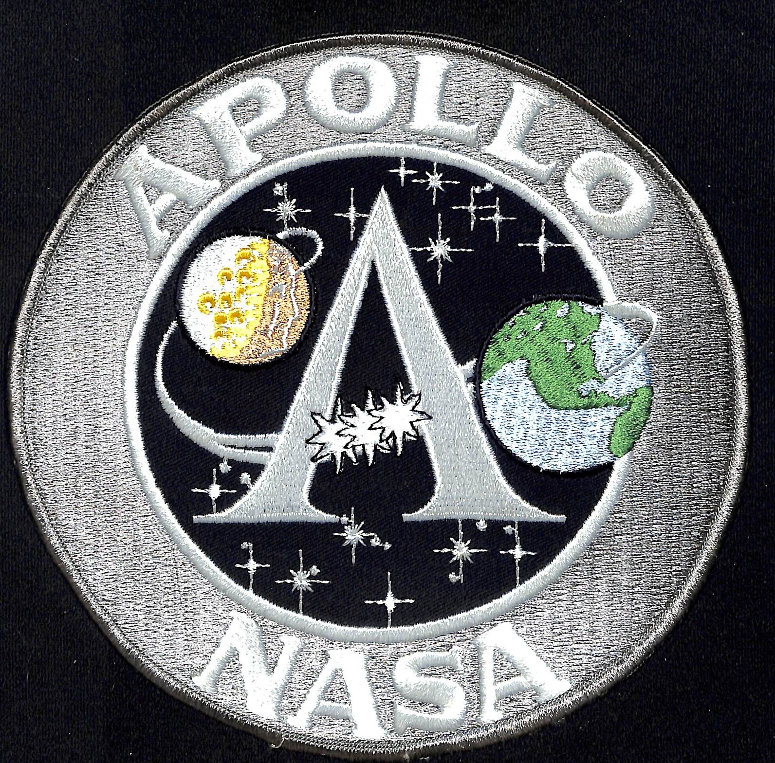 Apollo V Large Embroidered Patch 7 3/8" VGC