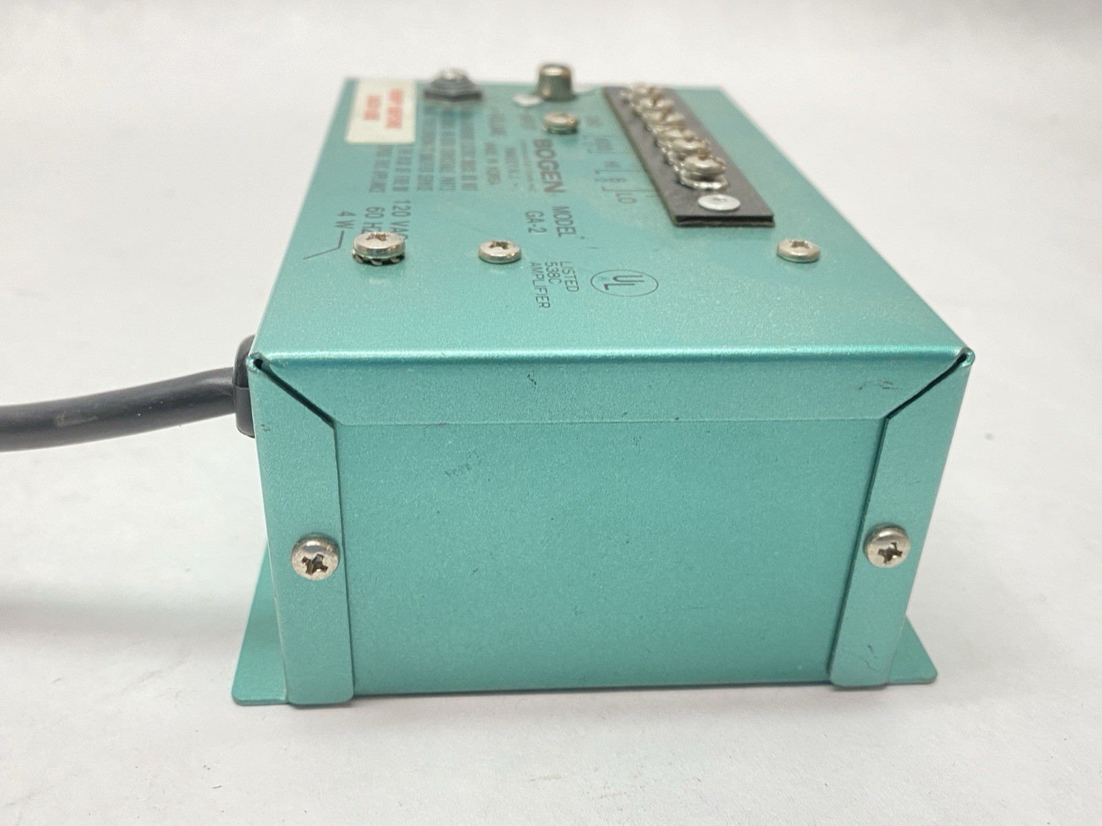 Bogen GA-2 Utility Amplifier 120V 600ohm 8ohm Solid State