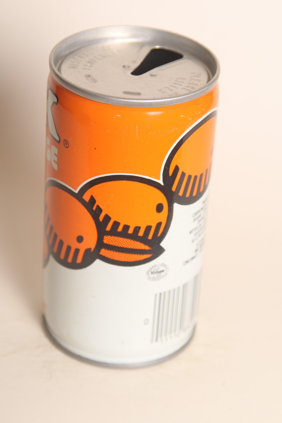 Big K Orange soda can