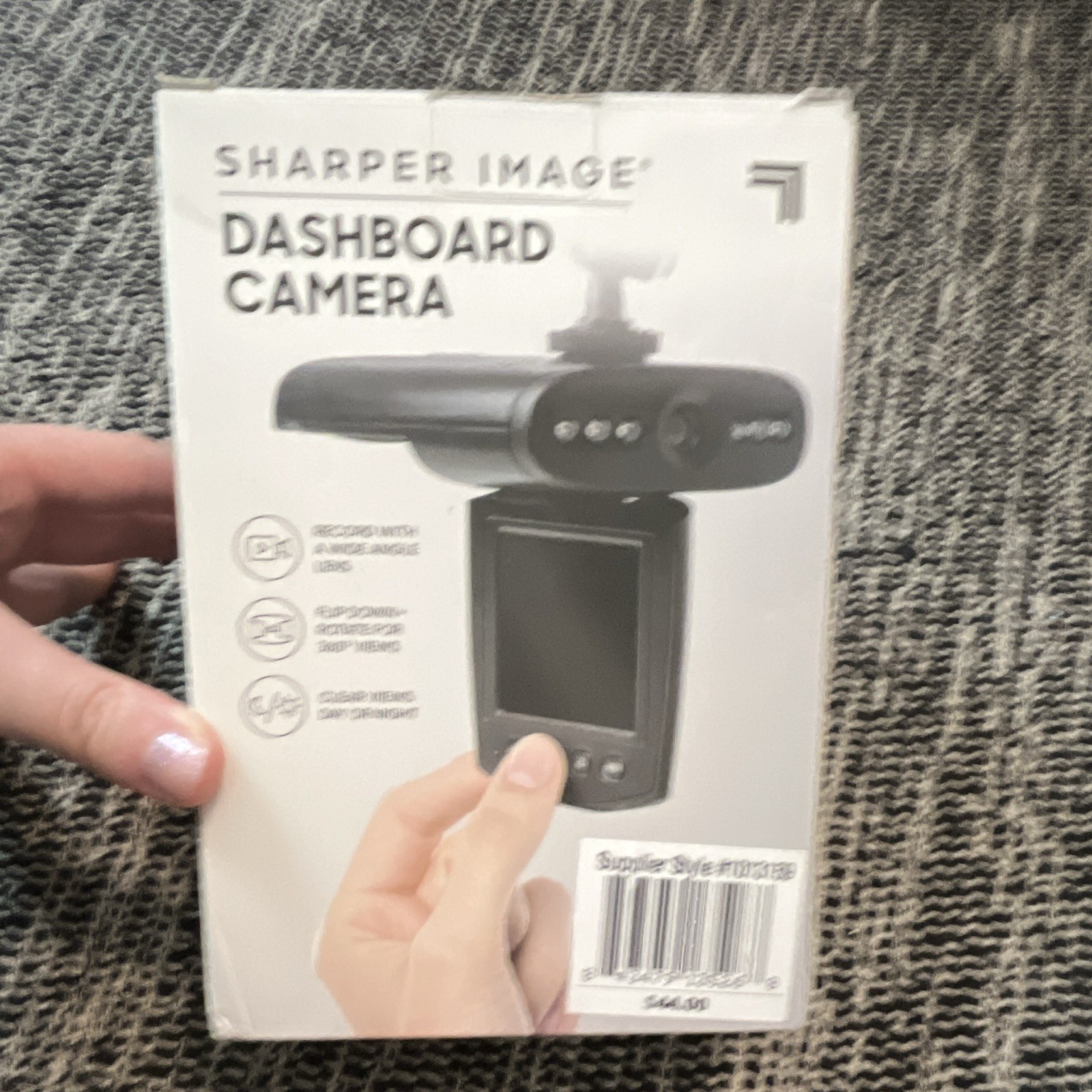 SHARPER IMAGE 720P Dashboard Camera Monitor 270 Degree Pivoting 2.4" LCD Screen