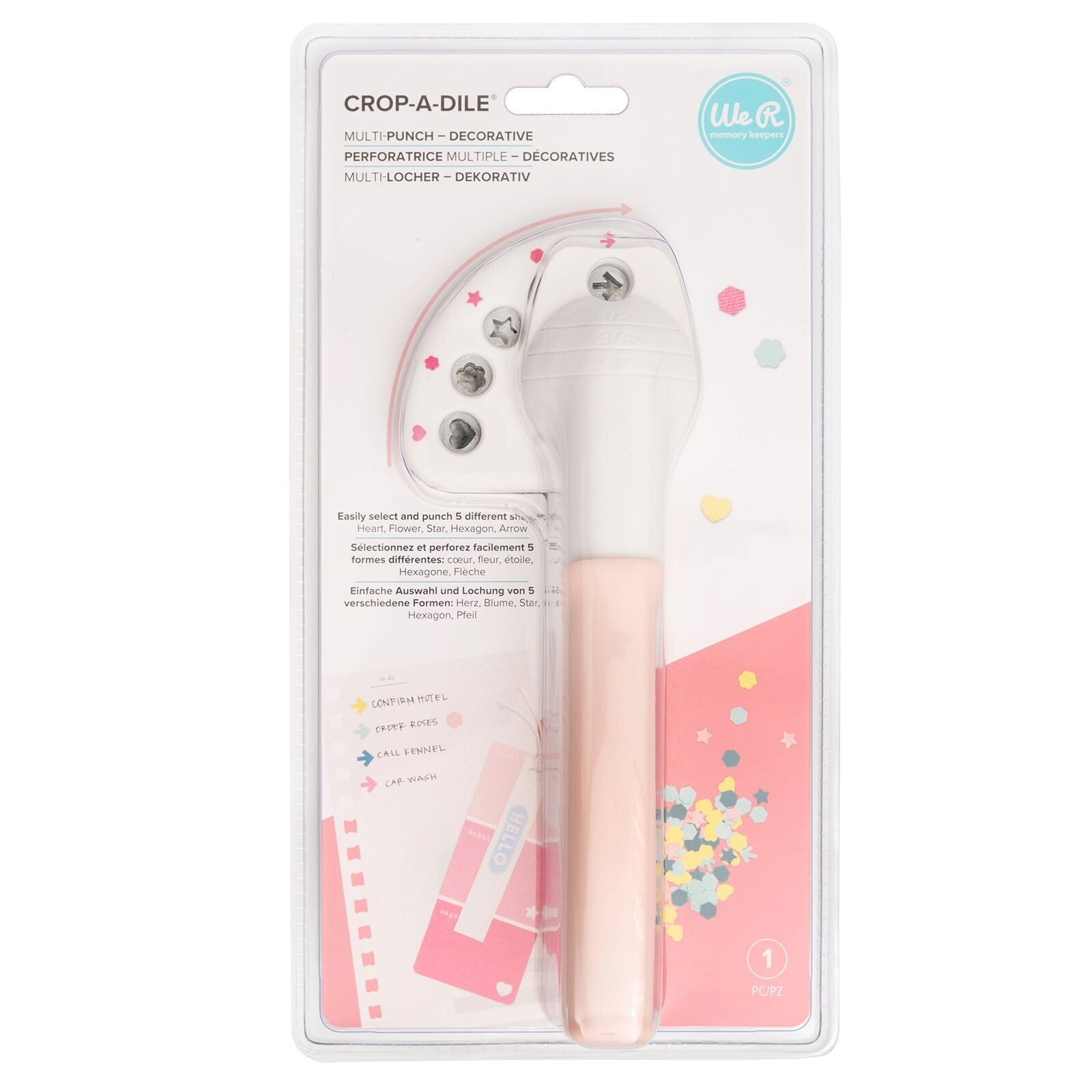 WE R MEMORY KEEPERS MULTI HOLE PUNCH TOOL CROP-A-DILE DECOR 60000079