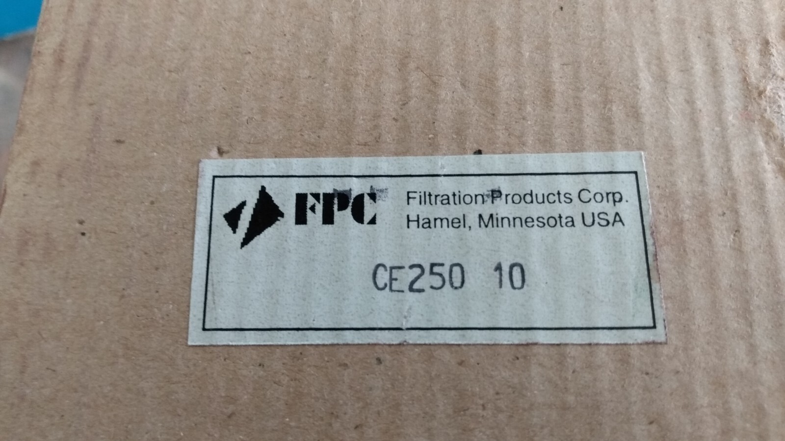 FPC Hydraulic Filter, CE250 10 / 25010