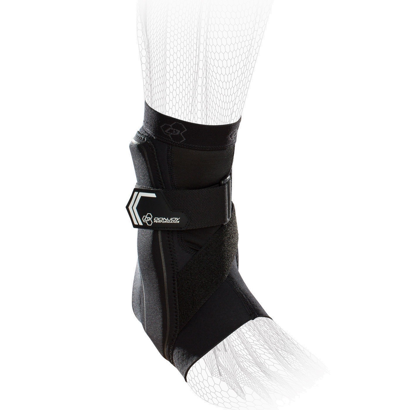 DonJoy Performance Bionic Ankle Brace Drytex Sleeve Small Right (Black)