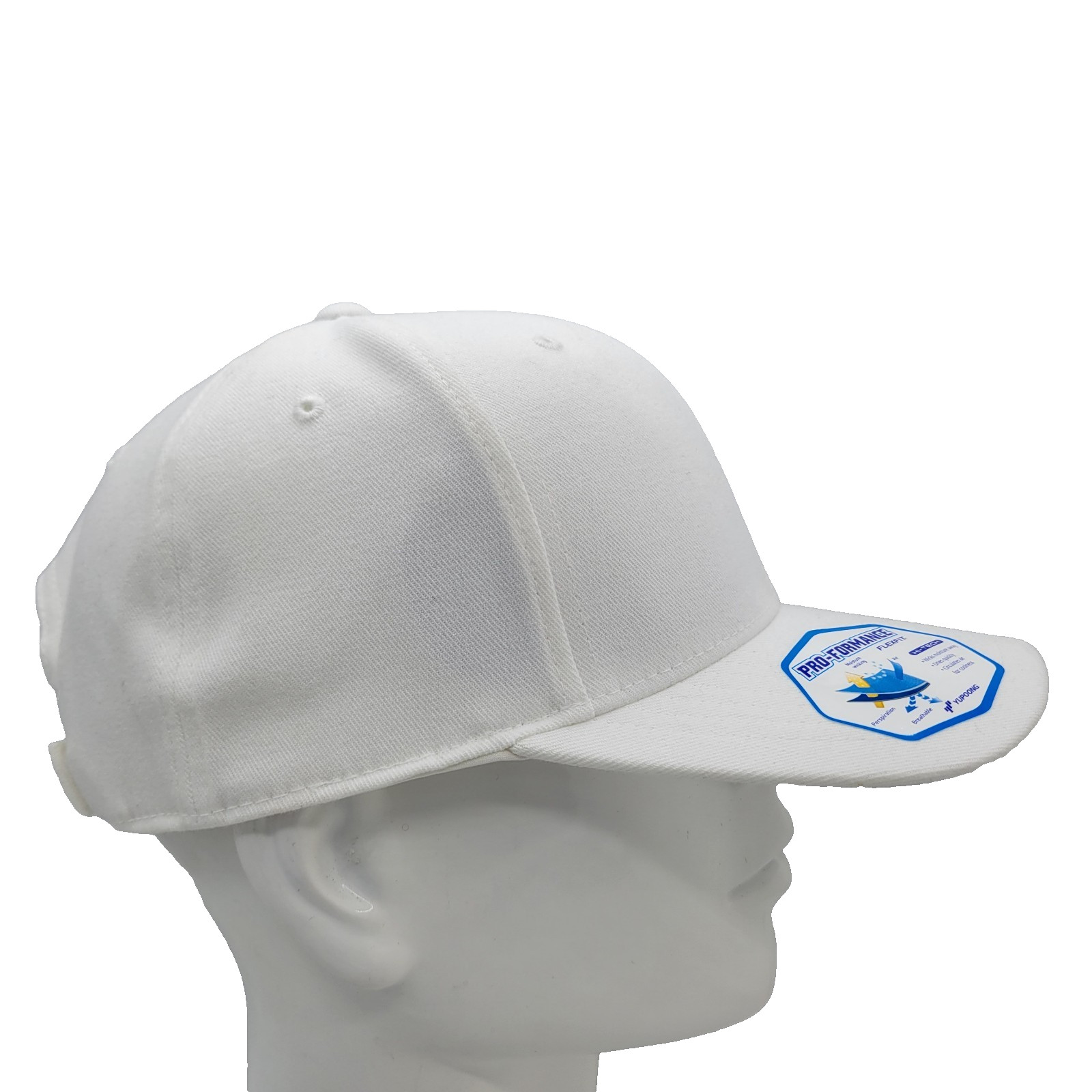 One Ten 110 Pro-Formance Mens One Size White Strapback Flexfit Tech Hat Cap