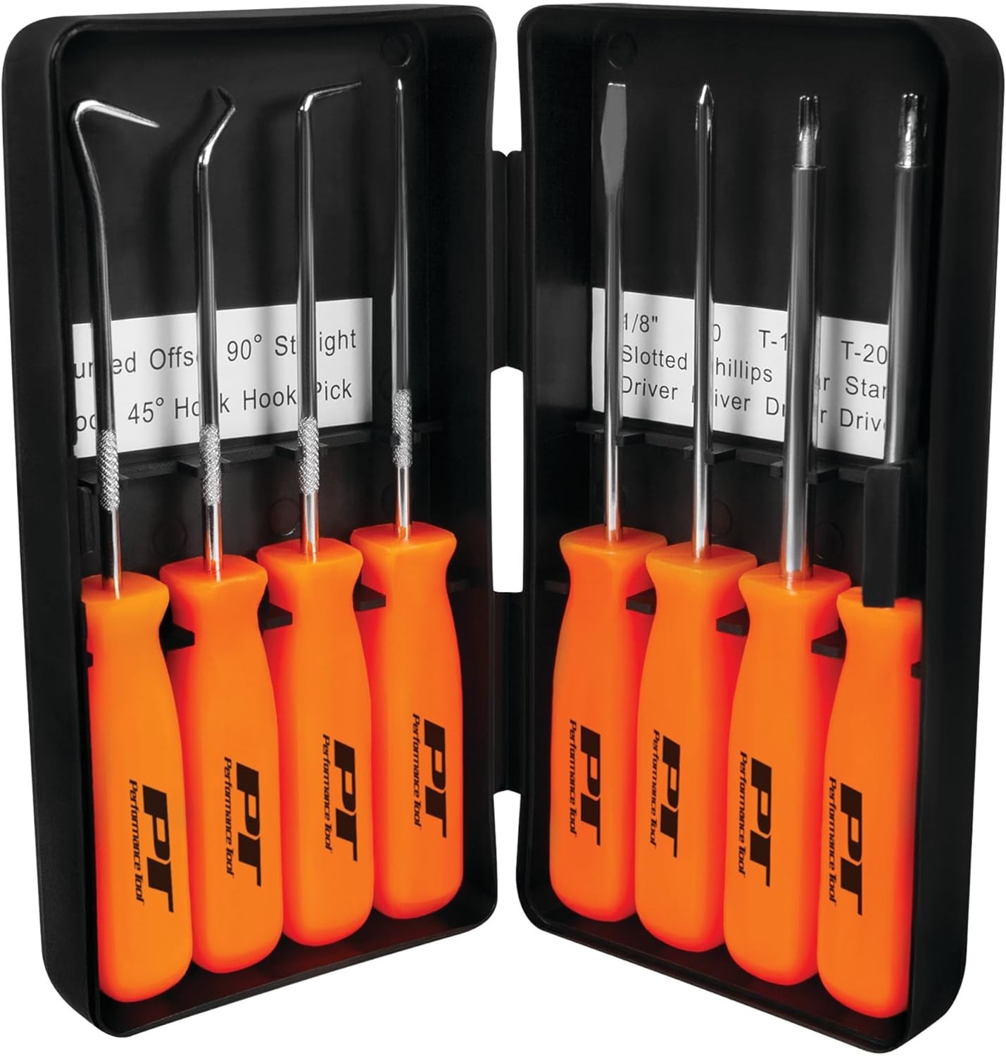 W941 8-Piece Specialty Pick/Driver Set, Precision Pick & Hook Set with Scraper