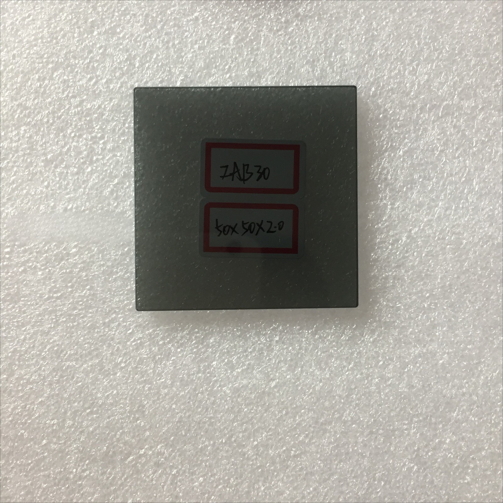 Medium gray density attenuator ZAB30 30% transmittance optical glass filter