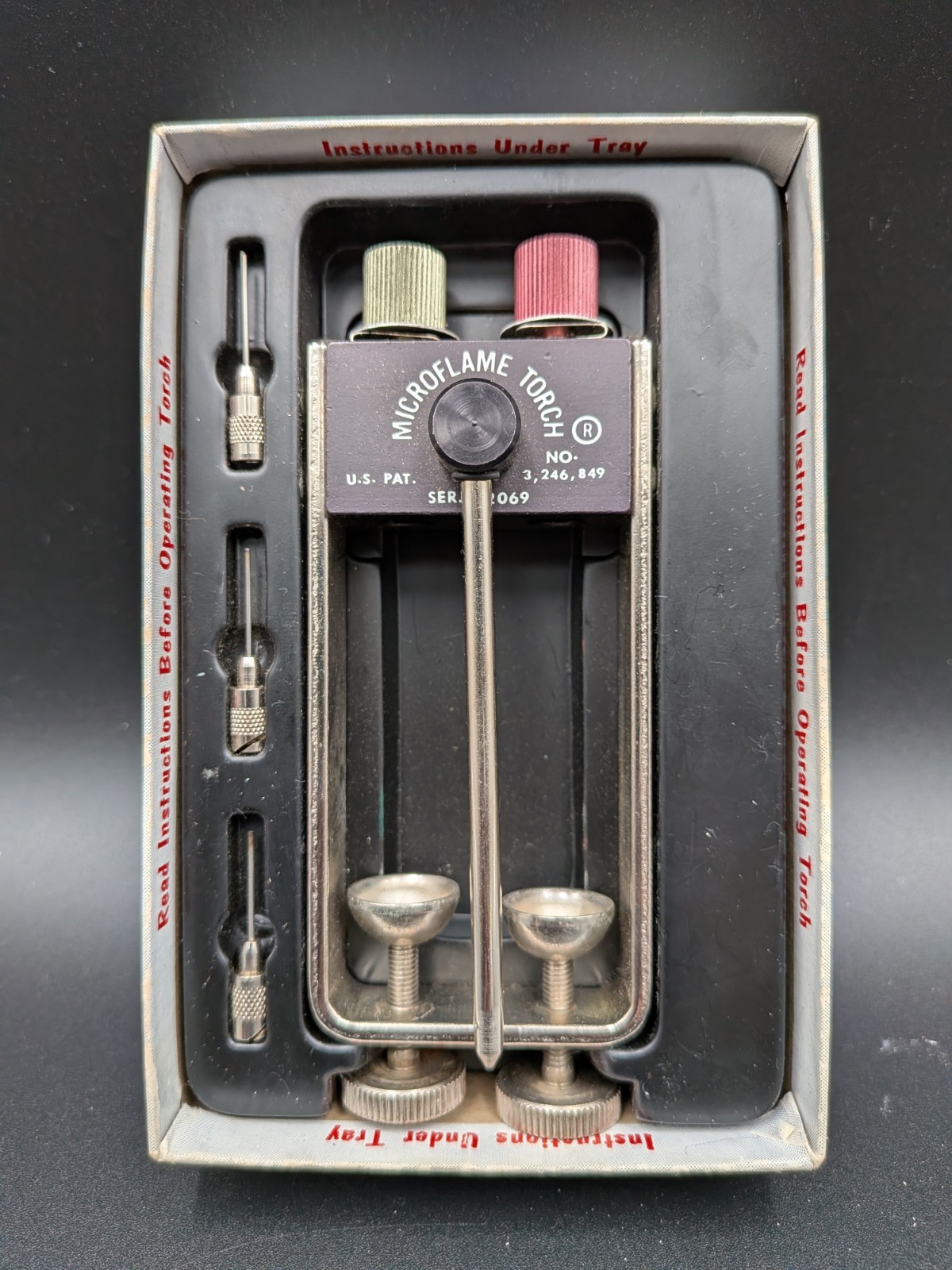 Vintage Microflame Inc. Miniature Butane Gas Welding / Soldering Torch
