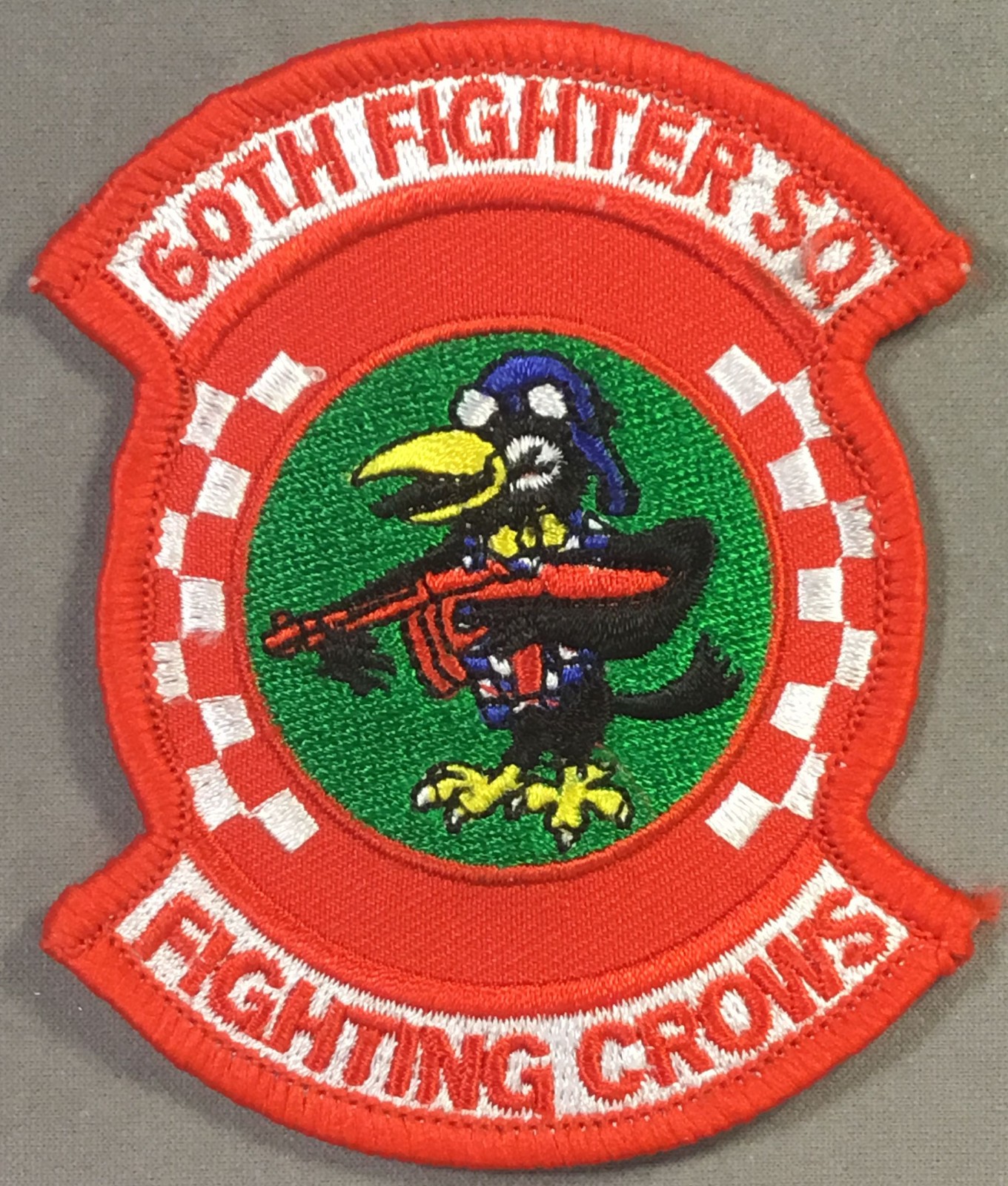 USAF Air Force 60th Fighter Squadron Fighting Crows licensed patch