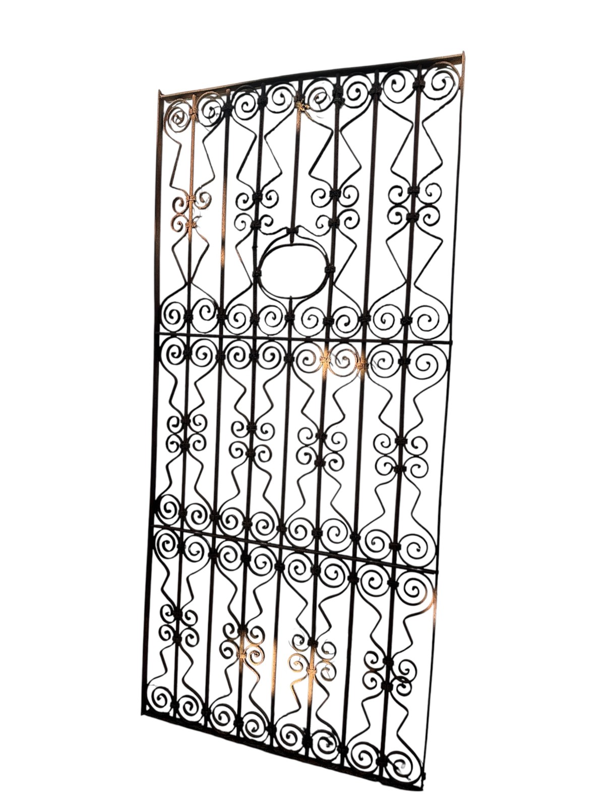 Antique Wrought Iron 79"+ Tall Gate GA20679