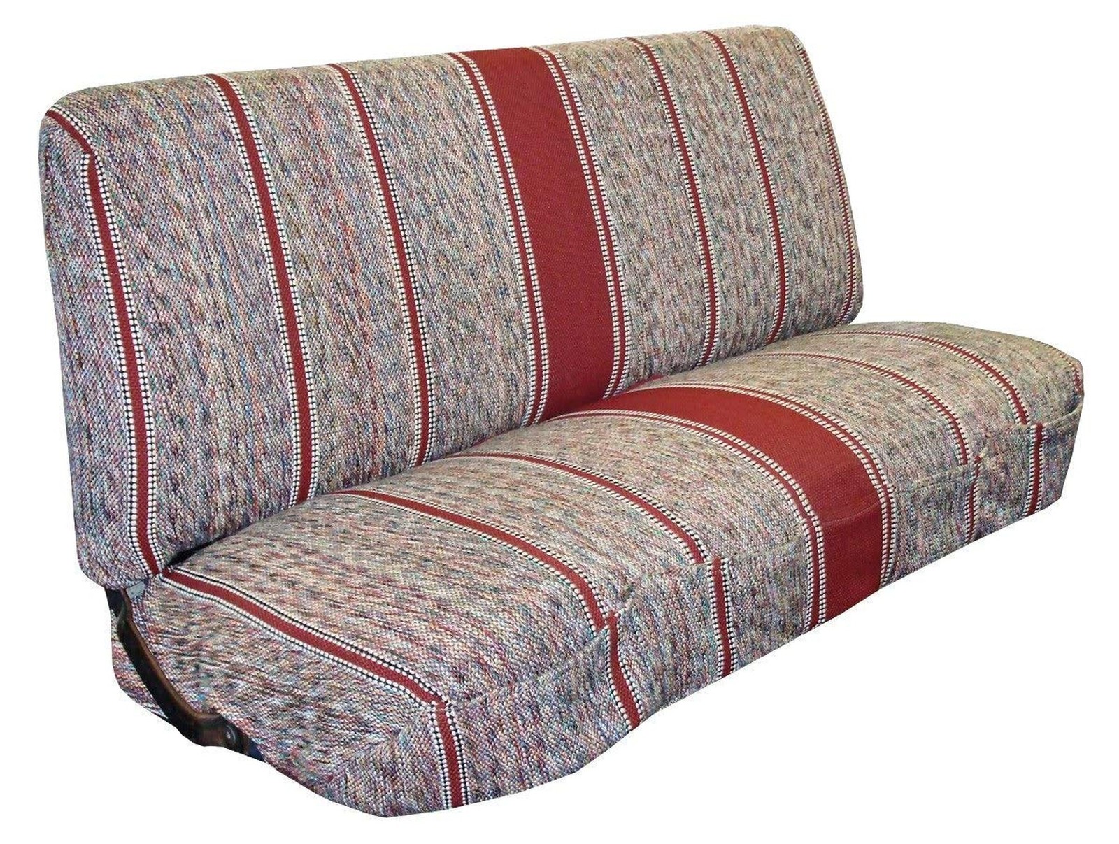 West Coast Auto Baja Saddle Blanket Bench Seat Cover Full Size Truck Red