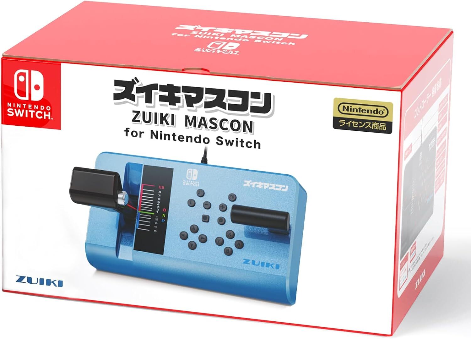 ZUIKI MASCON Go by Train Densha de Go Nintendo Switch One Handle Controller Blue
