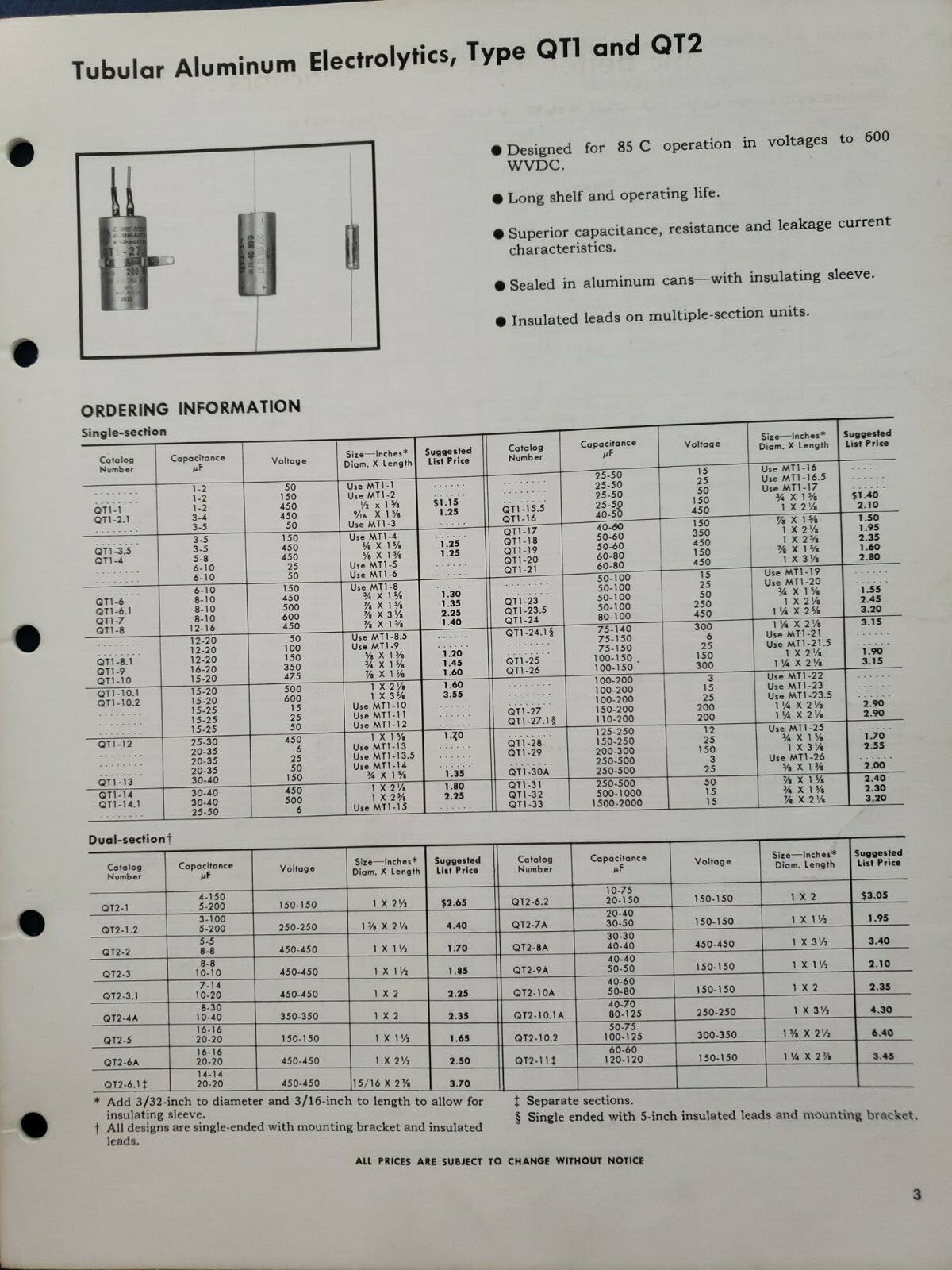 General Electric GE Service-Designed Capacitors Catalog - 1970 H