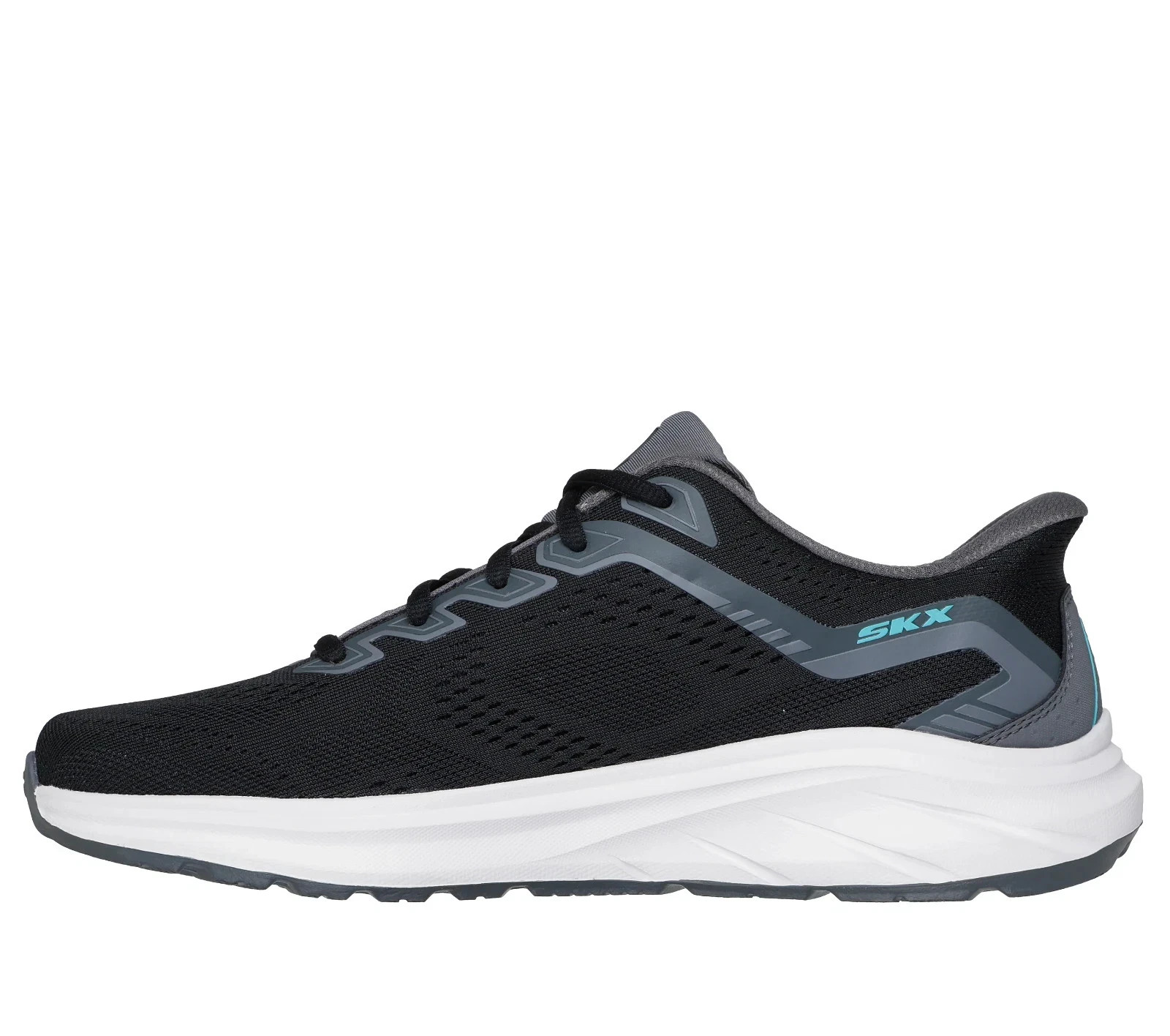 Slip Ins Mens Skechers Shoes Black Slip on Mesh Memory Foam Air Equalizer 233105