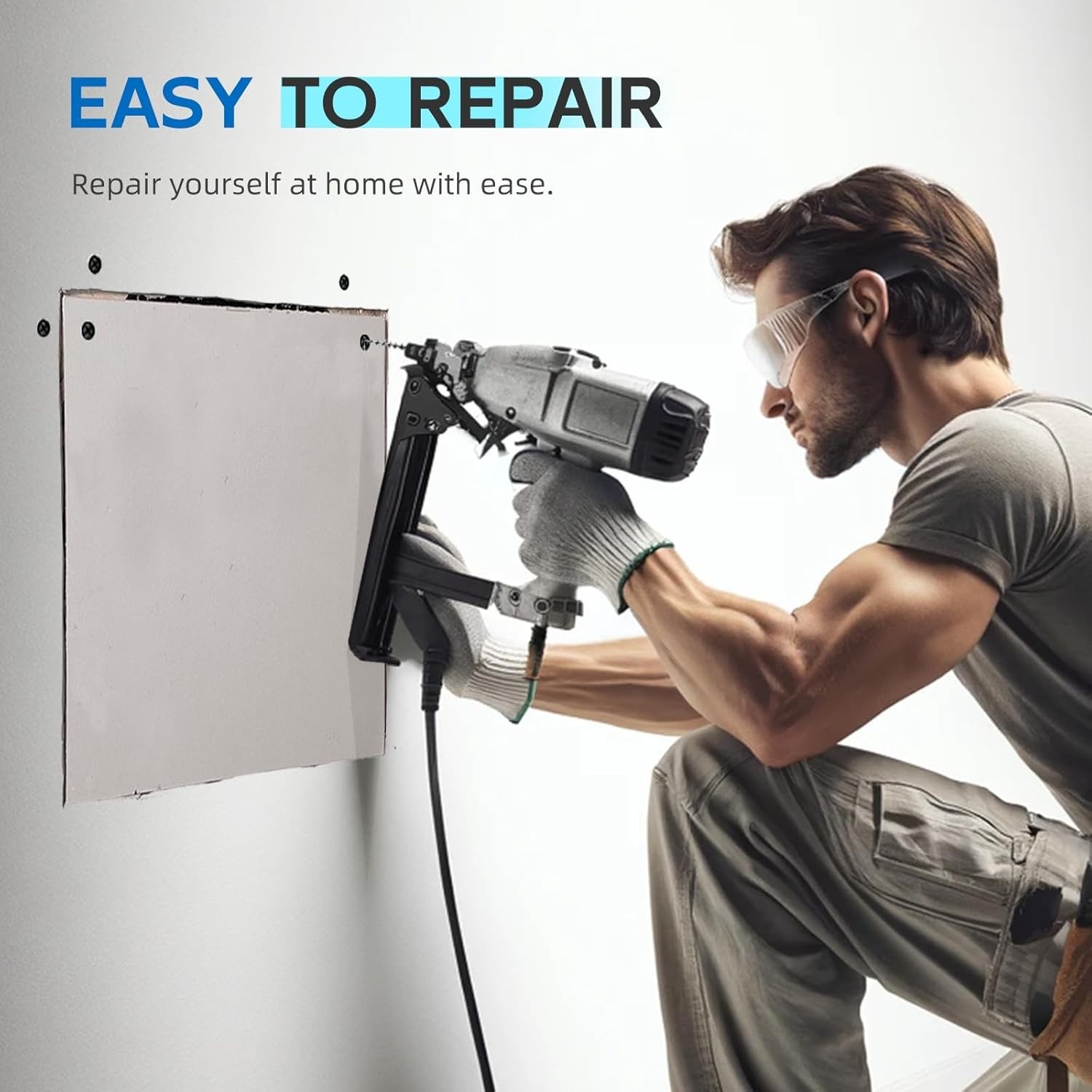 Professional 12" Drywall Patch Kit - Easy Home Repair Solution for Everyone