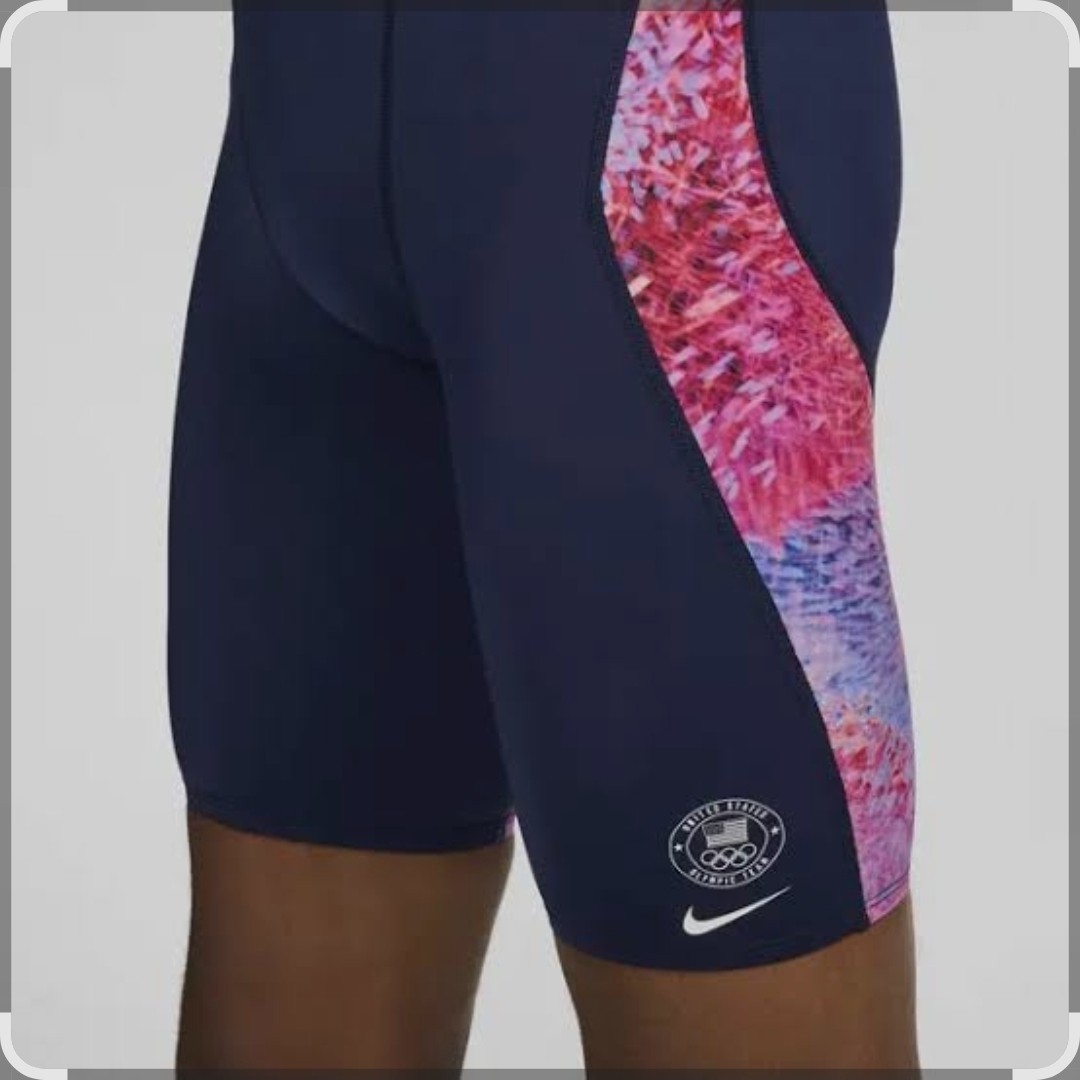 Nike Swim Men's Olympic Team USA HydraStrong Print Jammer SZ 32 New
